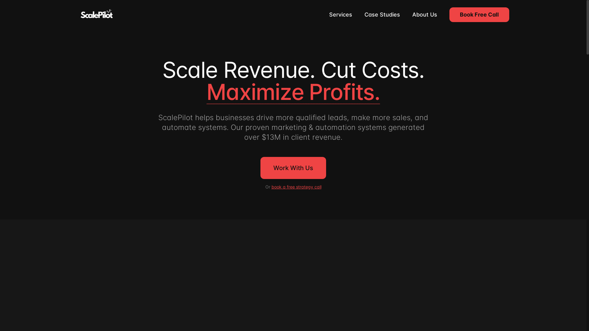 website screenshot of https://thescalepilot.info/