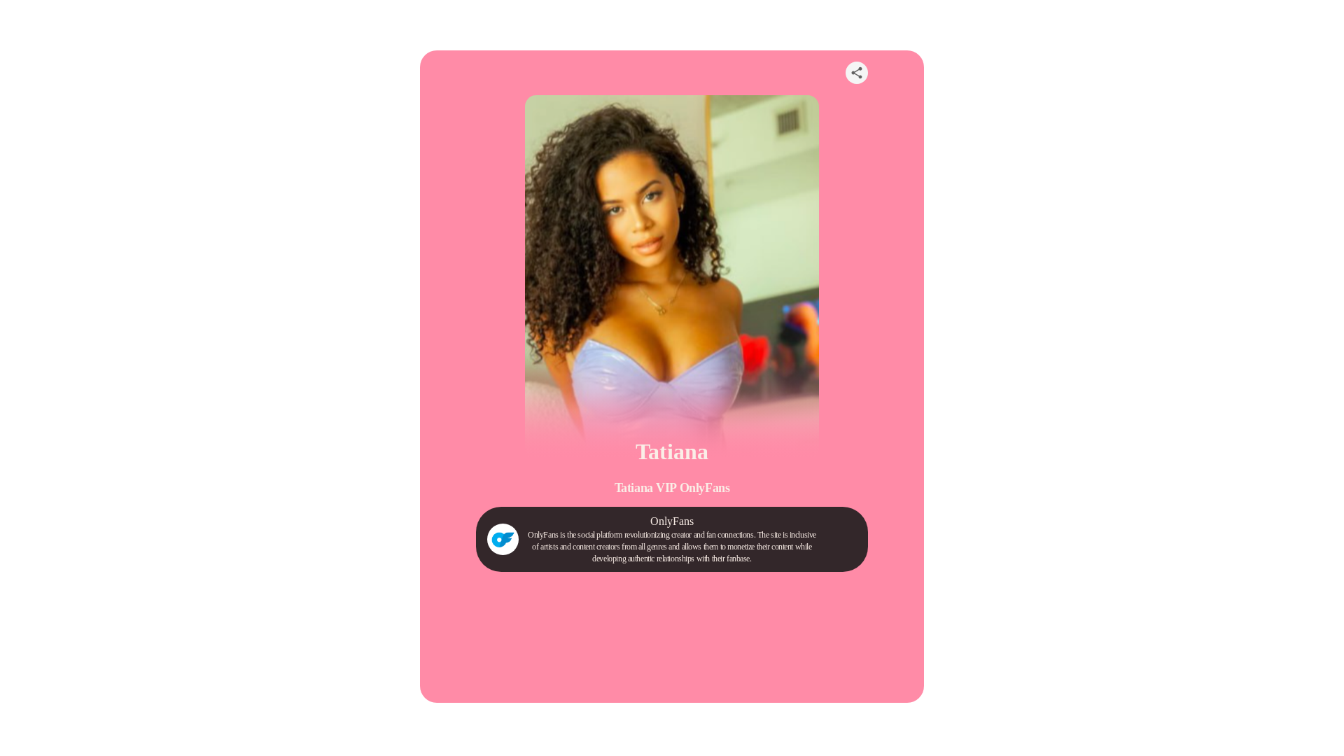 website screenshot of https://tatianavixen.com/