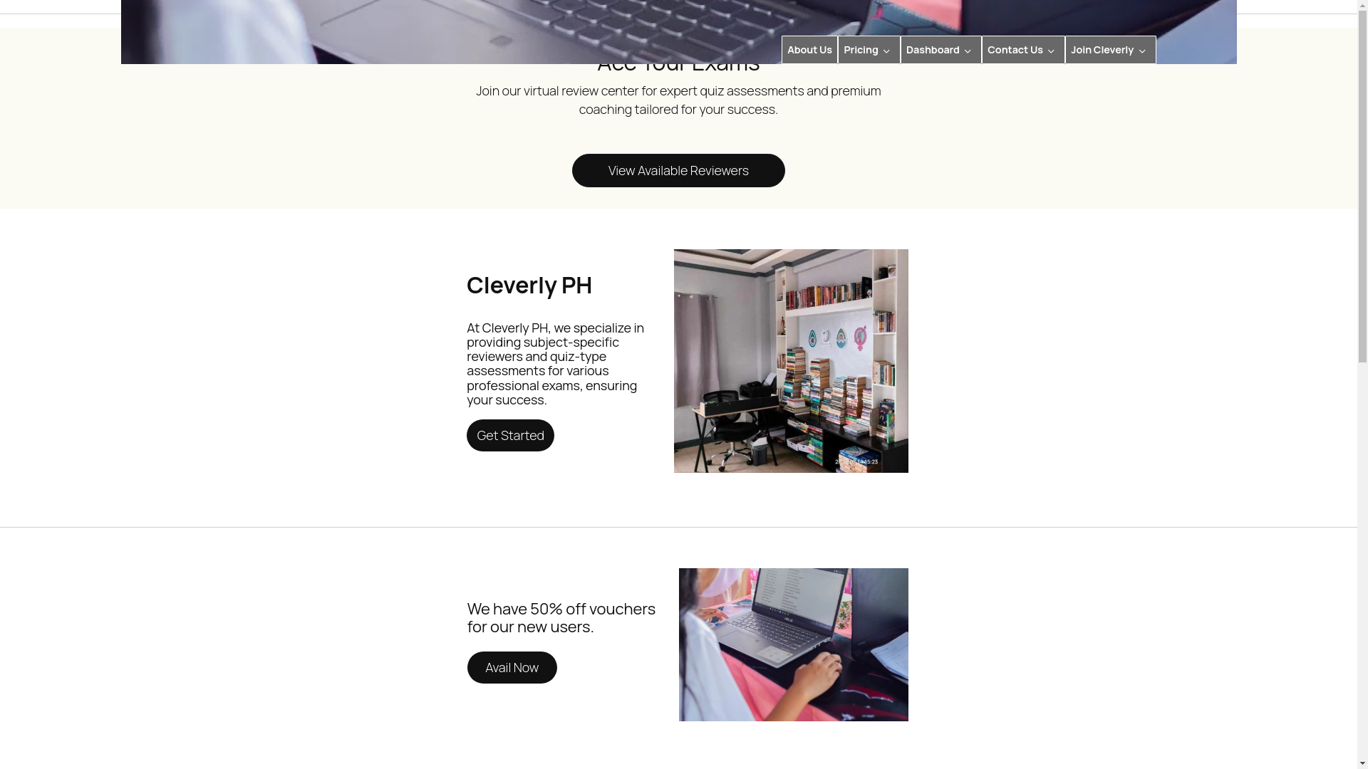 website screenshot of https://cleverlyph.com/