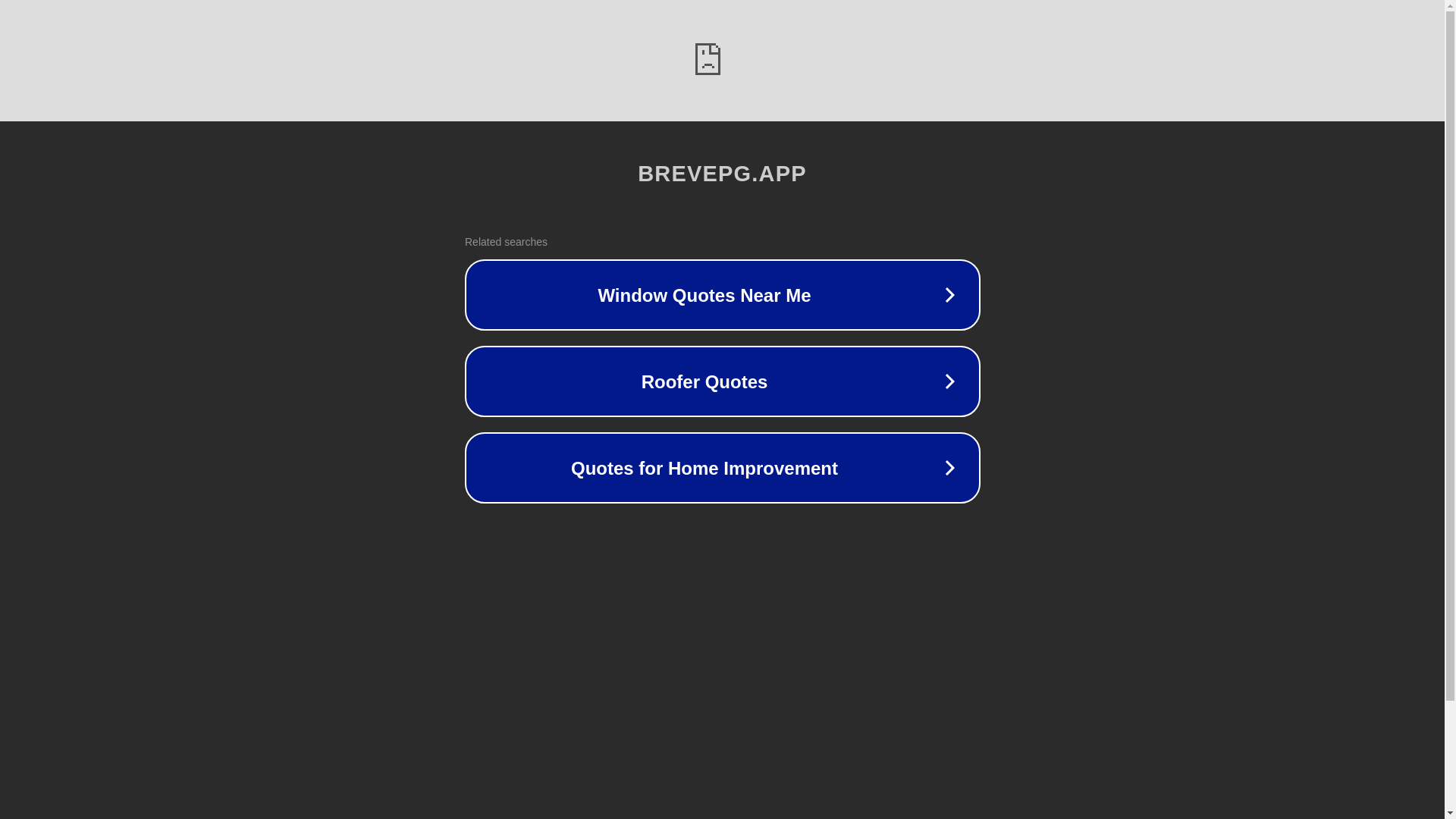 website screenshot of https://brevepg.app/