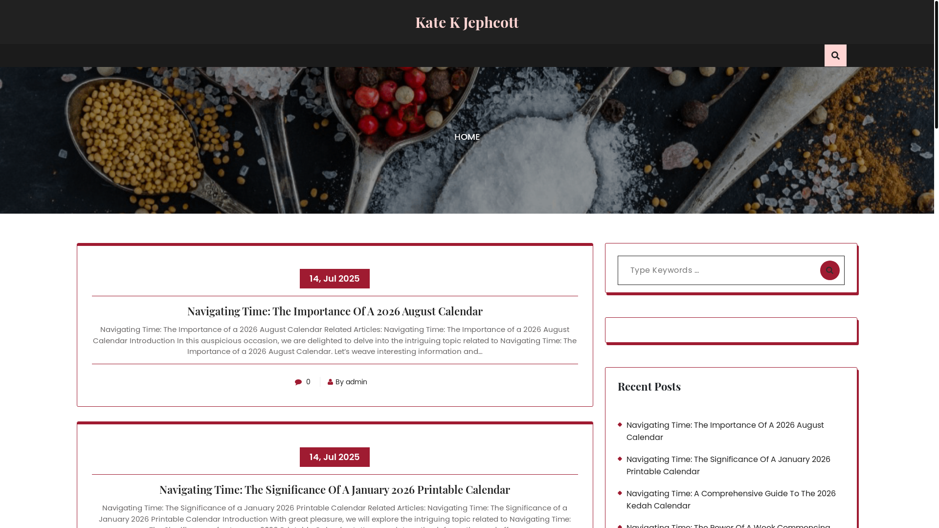 website screenshot of https://katekjephcott.pages.dev/