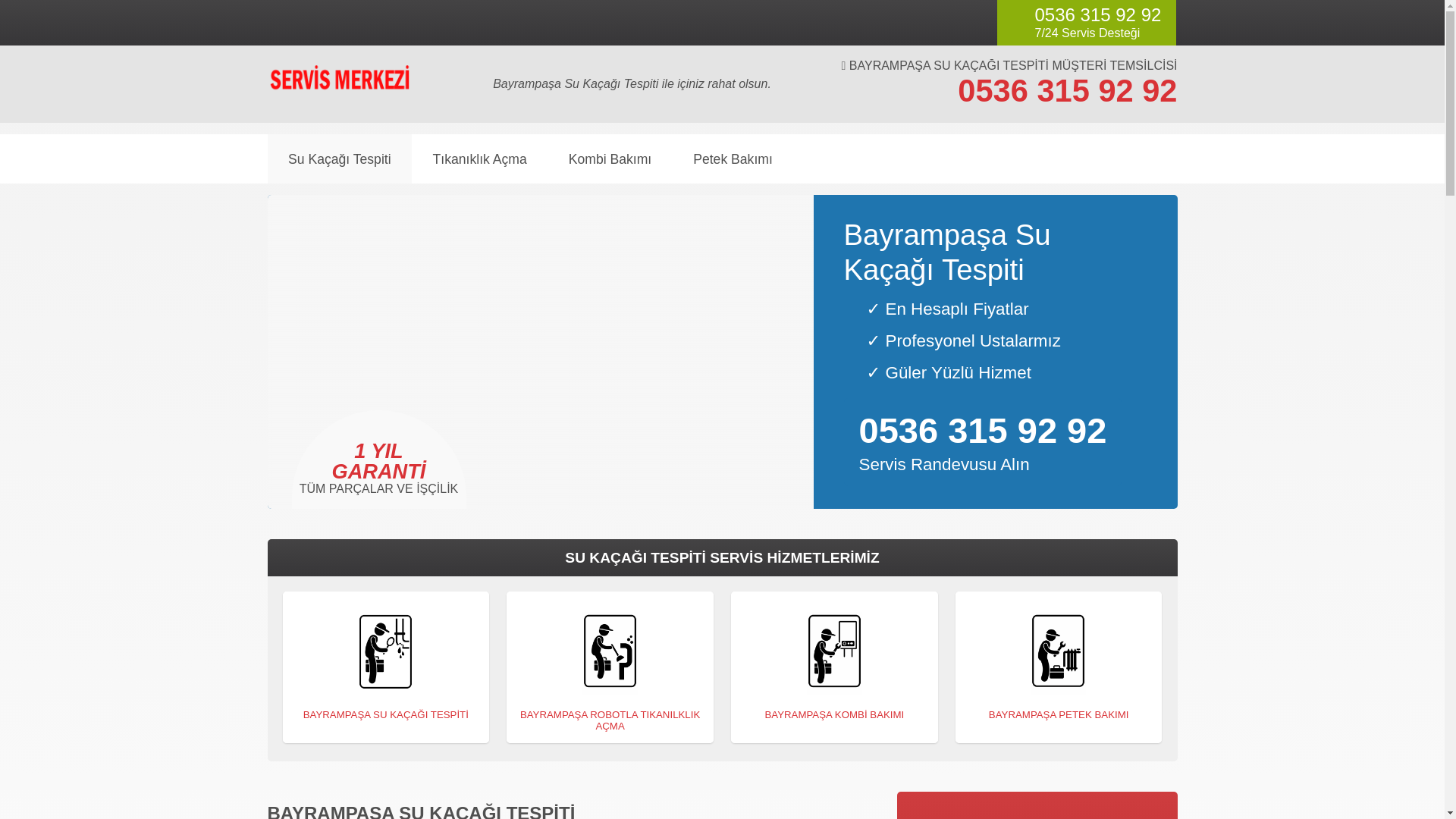 website screenshot of https://bayrampasasukacagitespiti.com.tr/