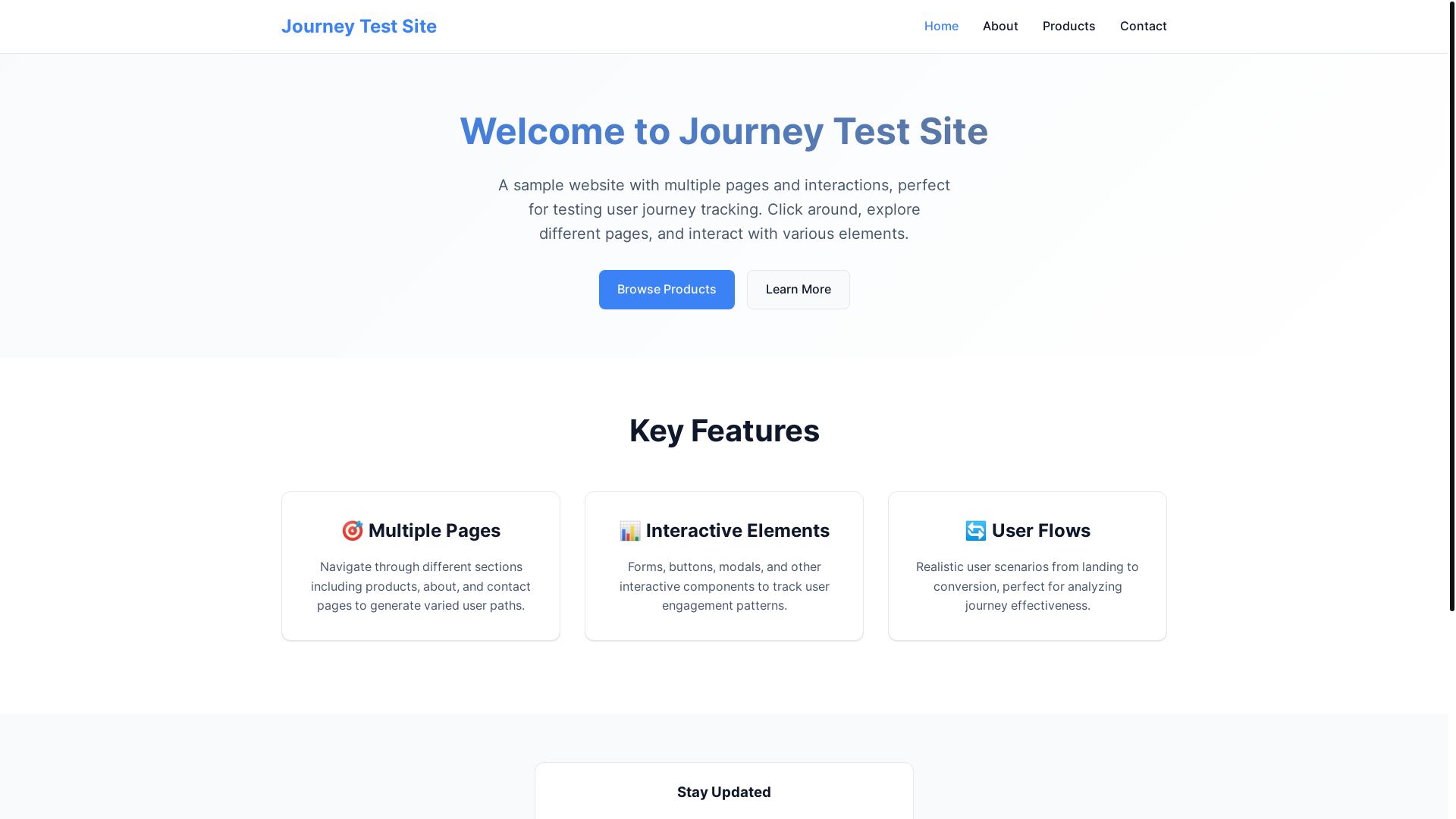 website screenshot of https://journey-test.pages.dev/