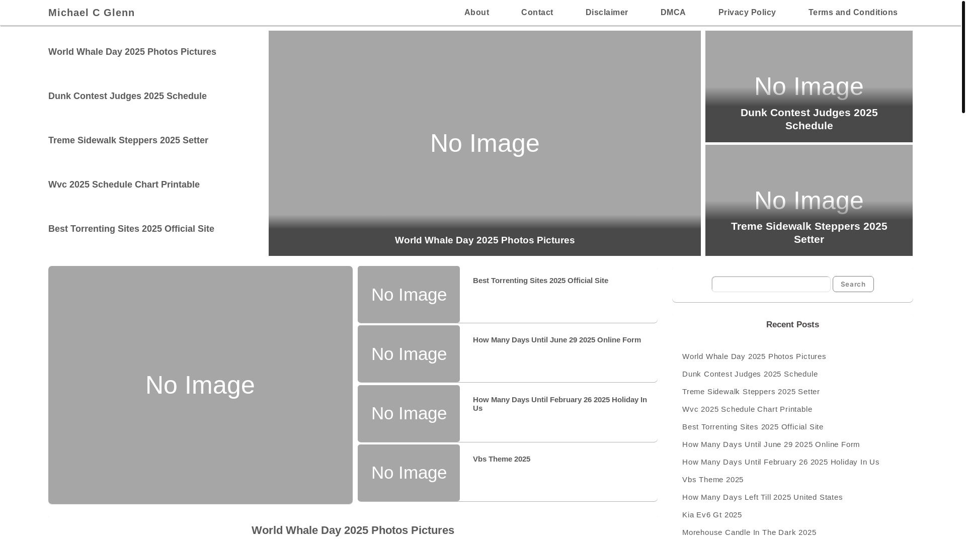 website screenshot of https://michaelcglennn.pages.dev/