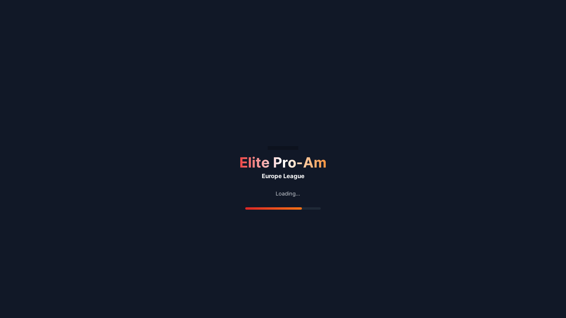 website screenshot of https://eliteproameurope.com/
