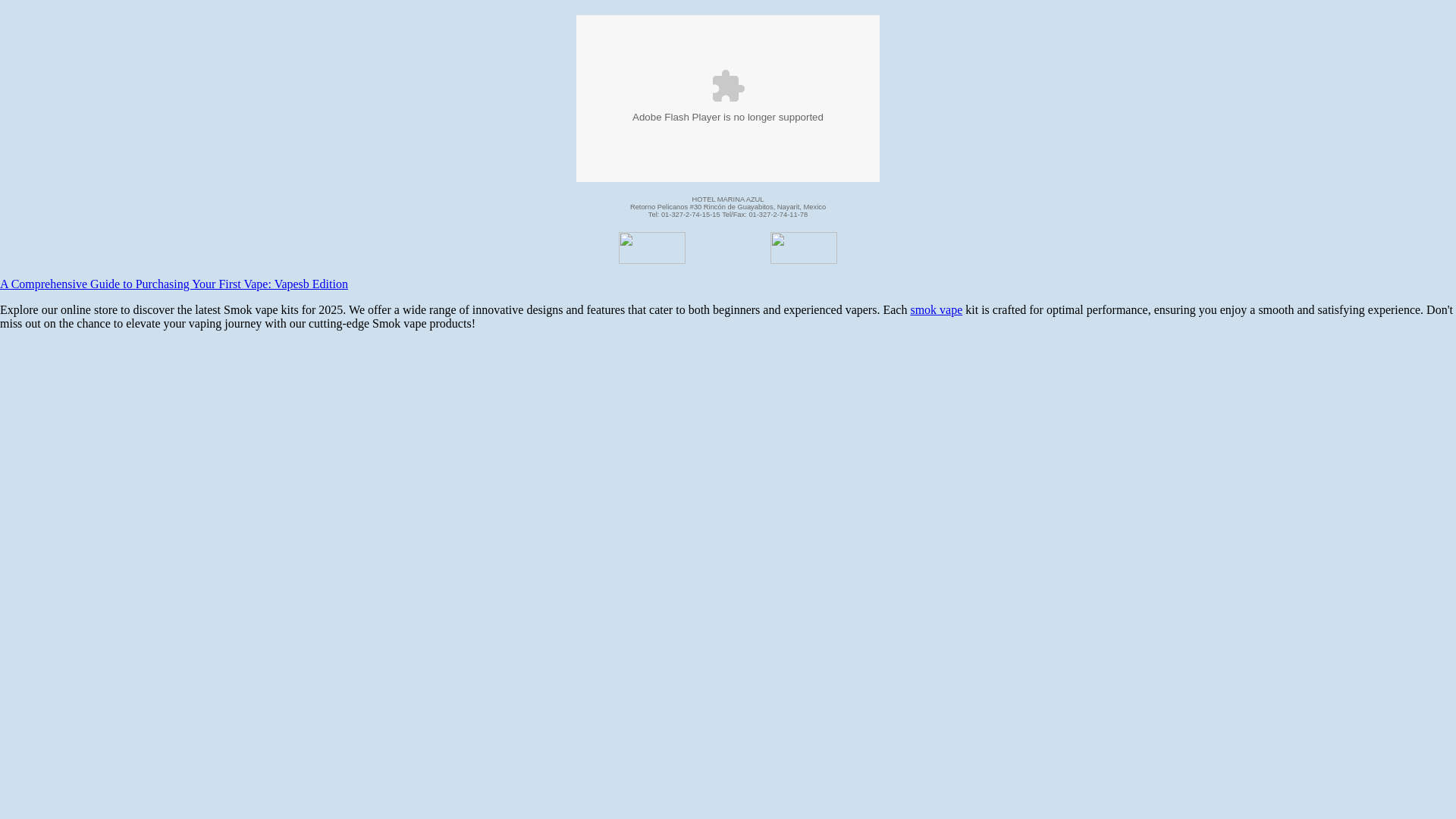 website screenshot of https://hotelmarinaazul.pages.dev/