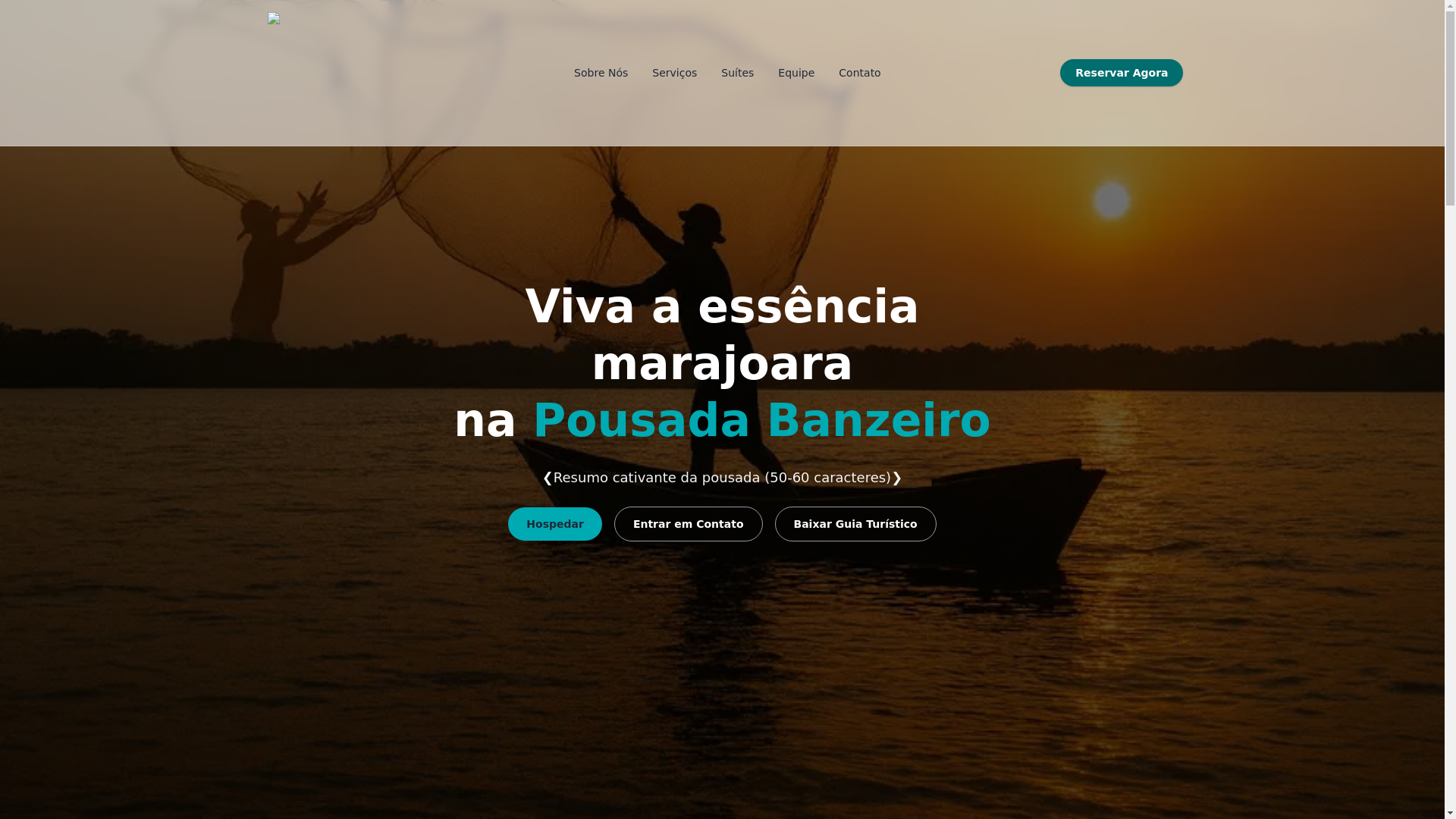 website screenshot of https://banzeiromarajo.com.br/