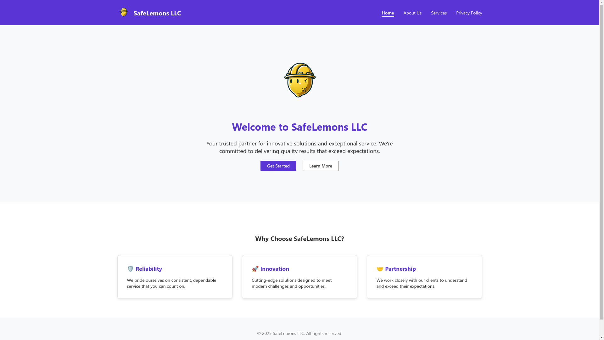website screenshot of https://safelemons.pages.dev/