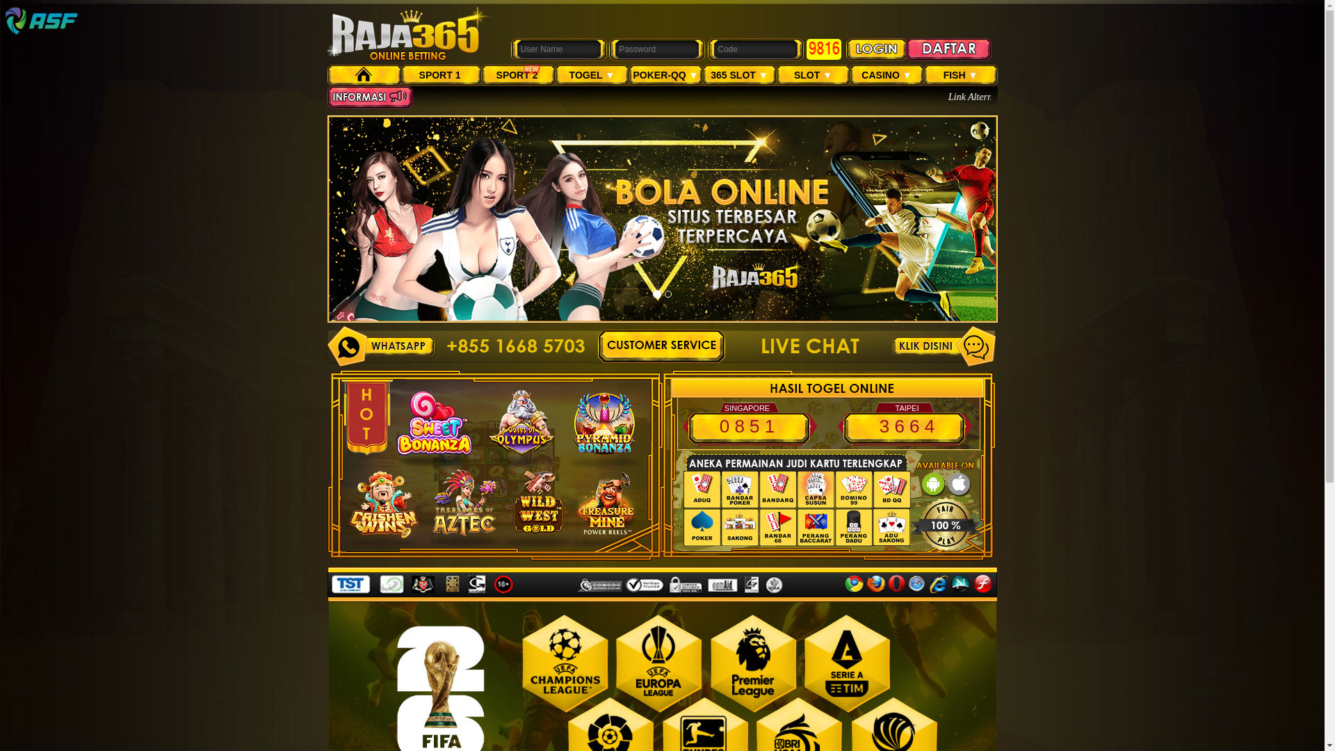 website screenshot of https://raja36588.me/