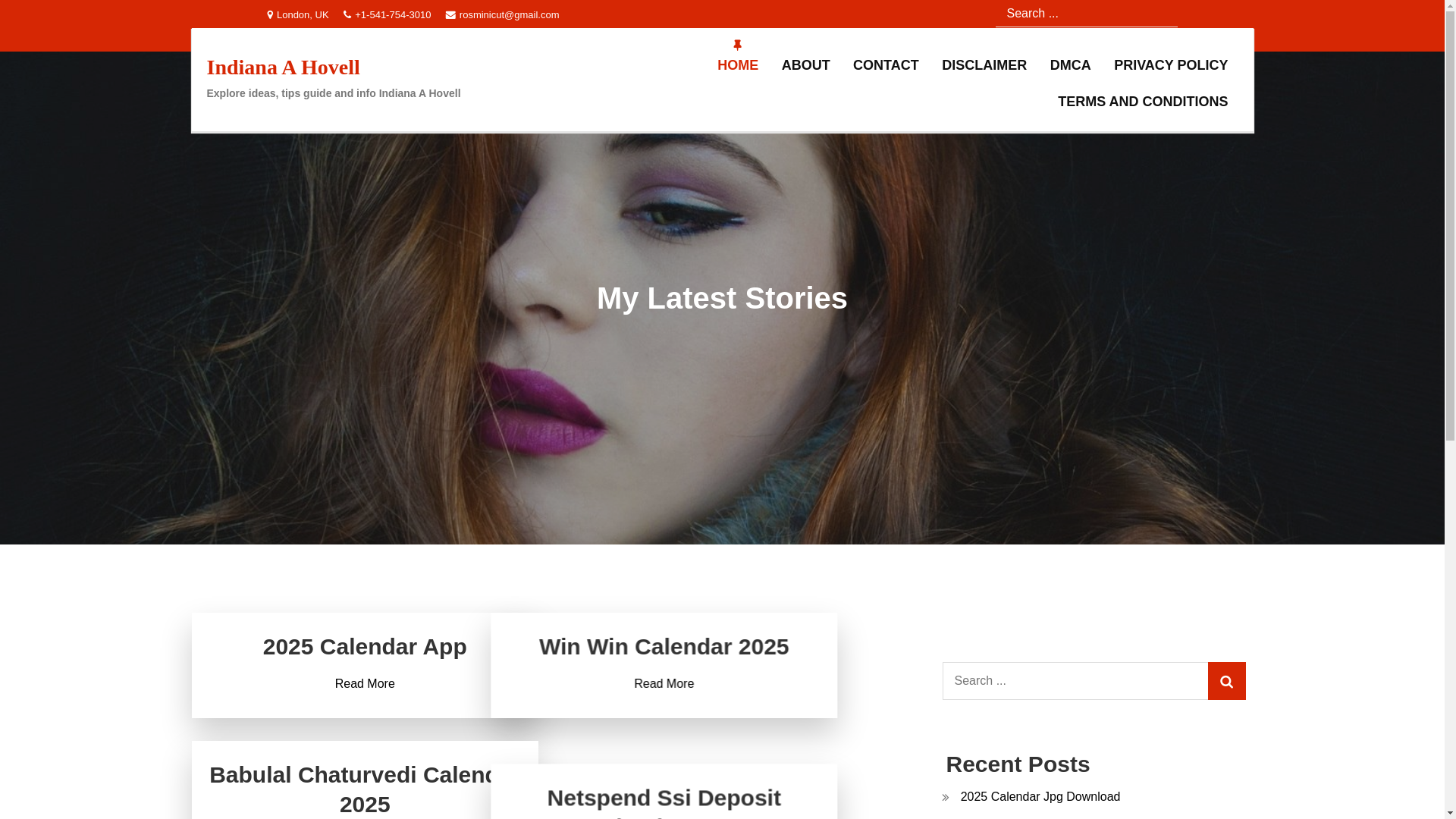 website screenshot of https://indianaahovell.pages.dev/