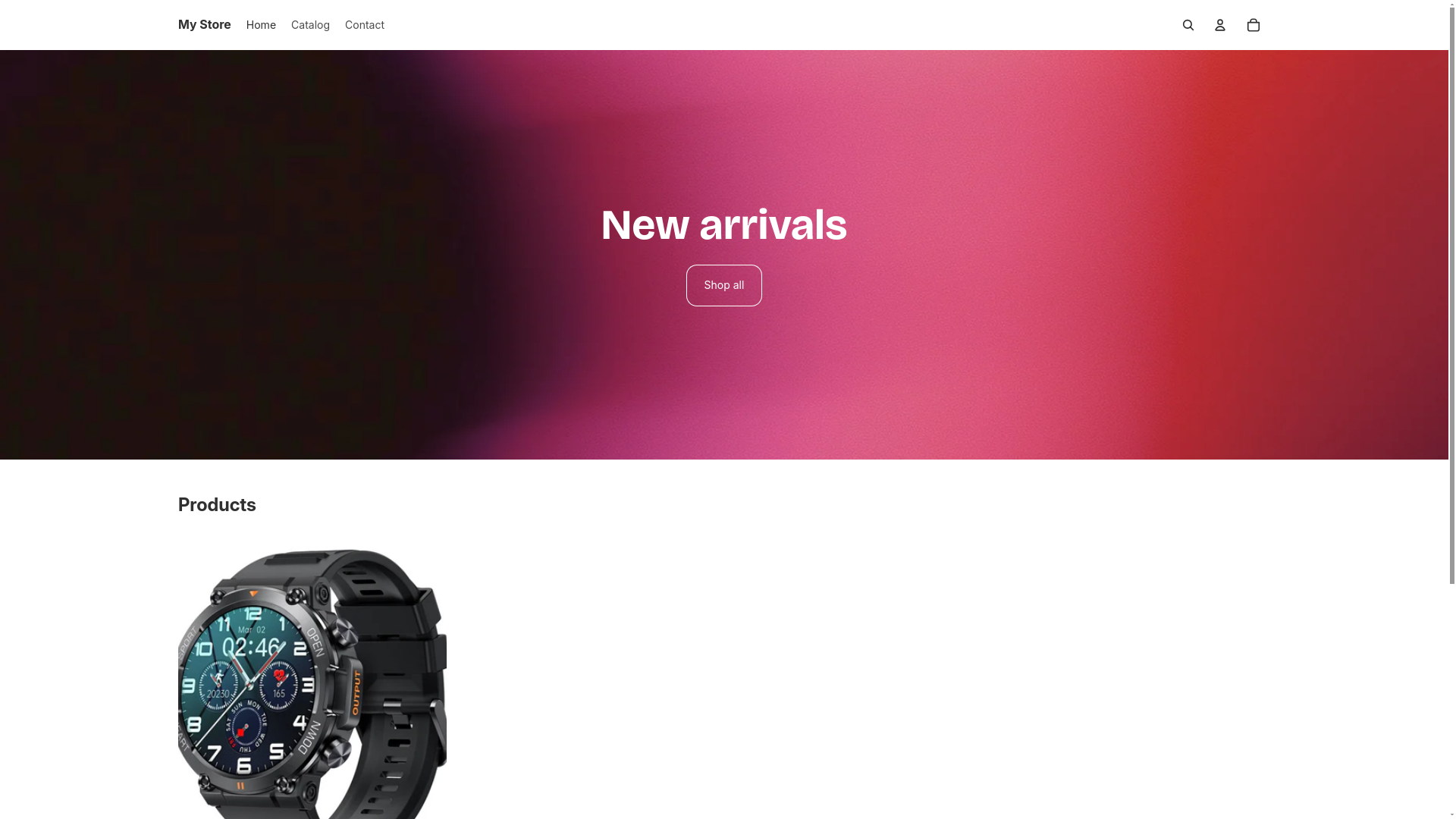 website screenshot of https://islandvarietymart.com/