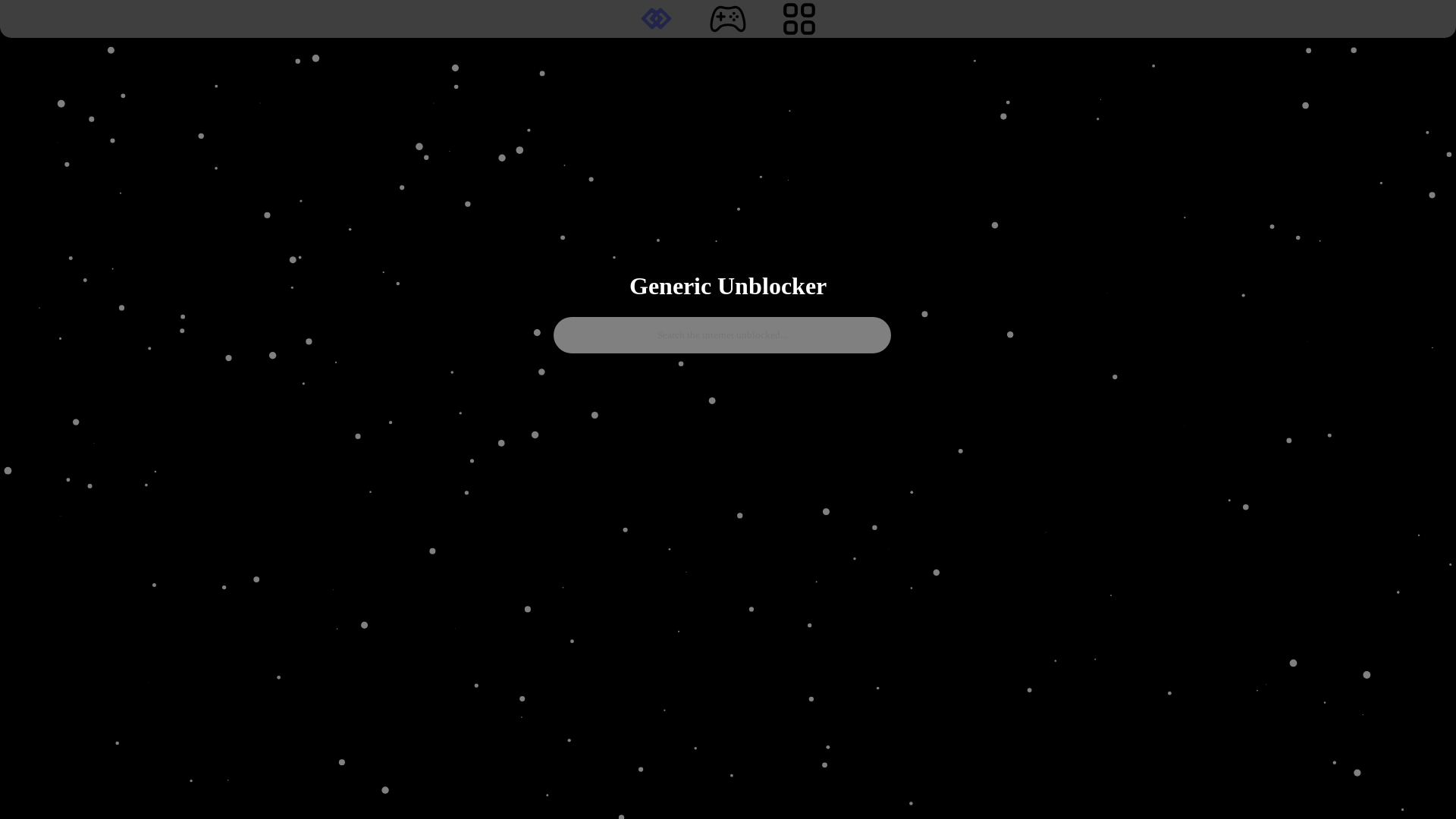 website screenshot of https://genericunblocker.pages.dev/