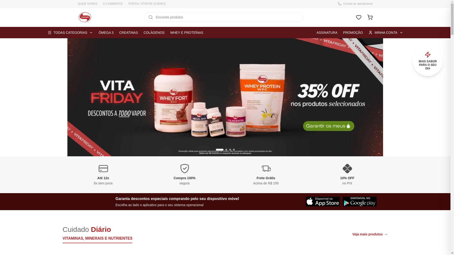 website screenshot of https://vitafordes.com/