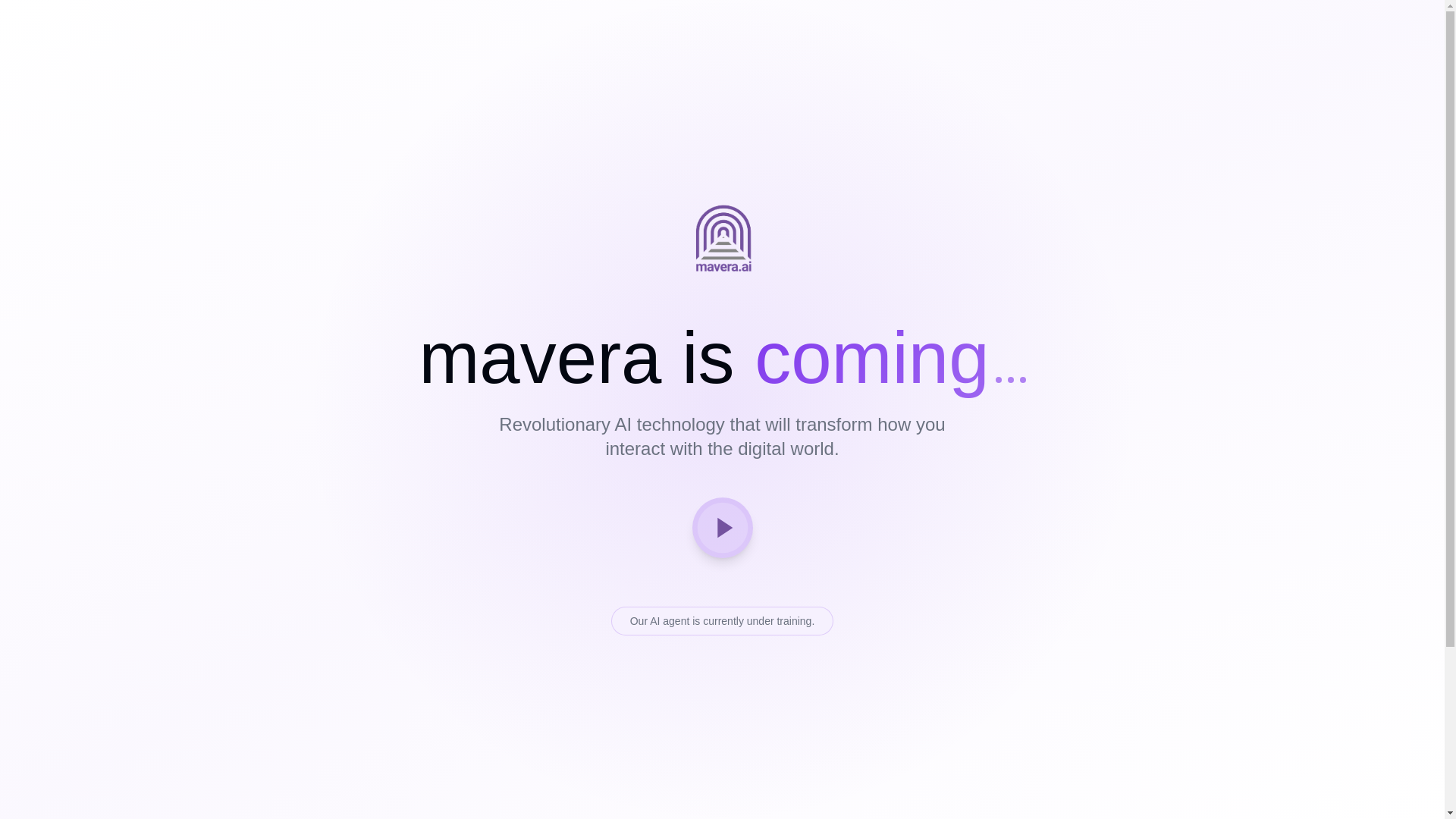 website screenshot of https://mavera-ai.pages.dev/