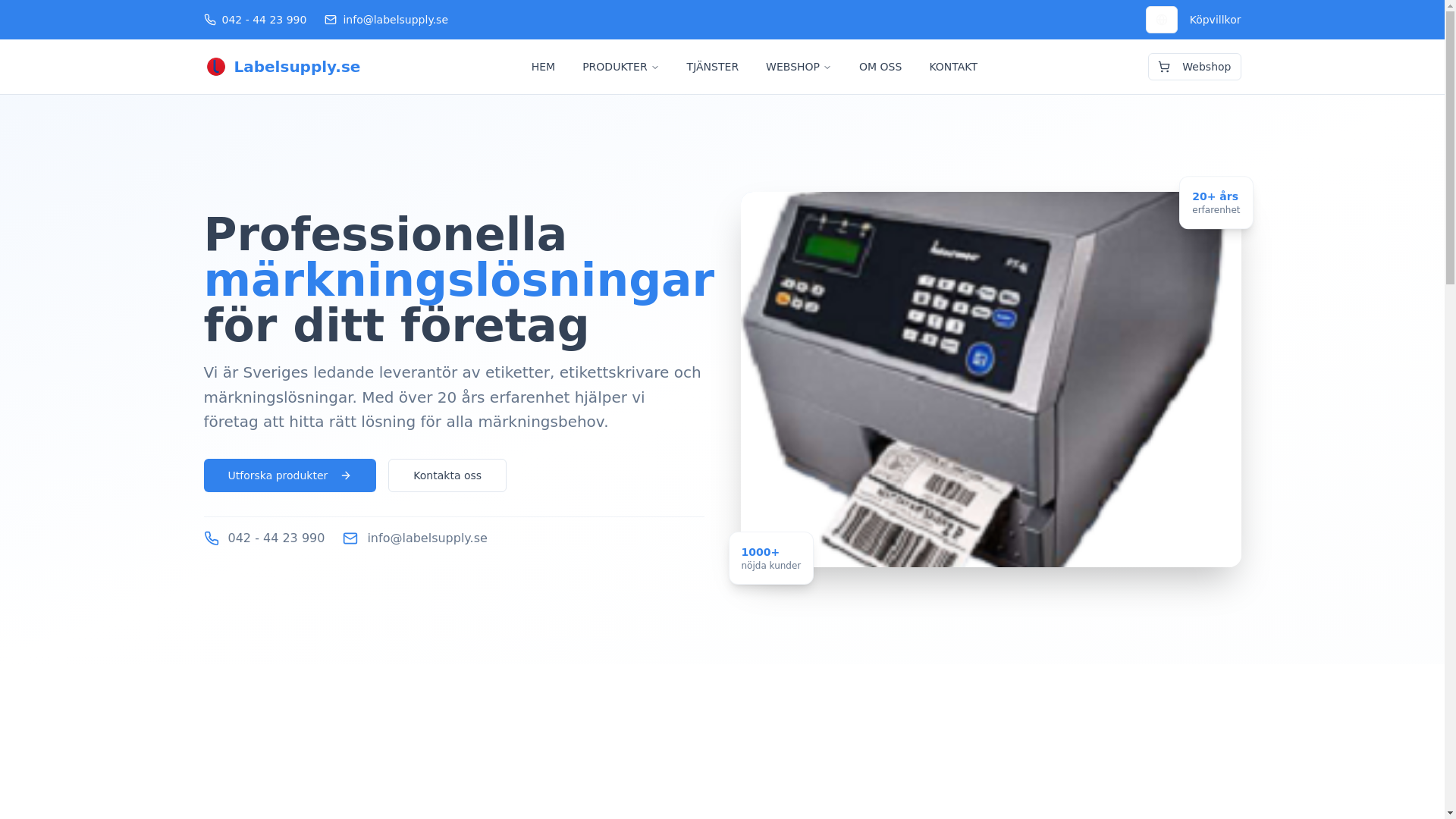 website screenshot of https://labelsupply-oneclick.pages.dev/