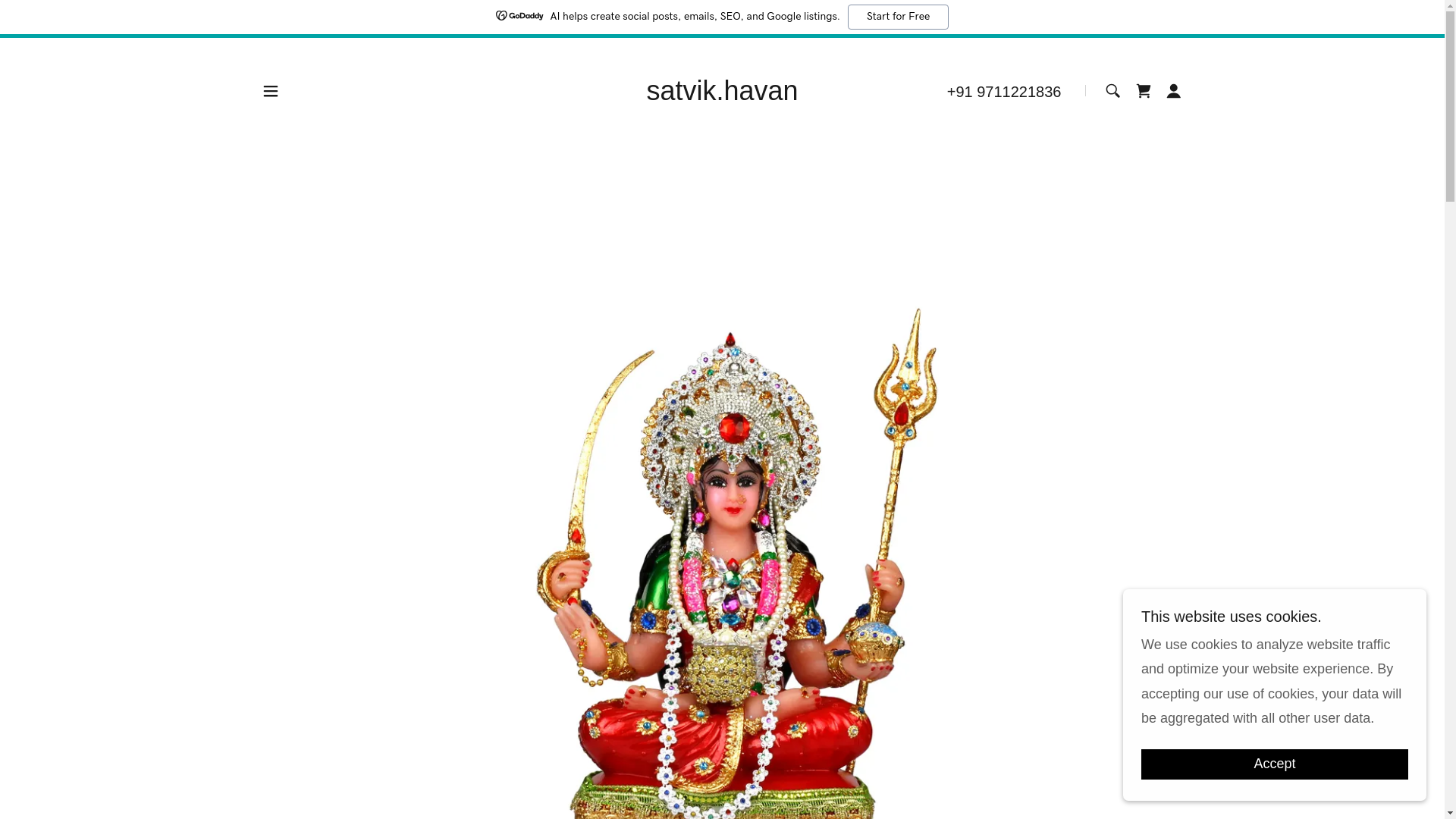 website screenshot of https://satvikhavan.com/