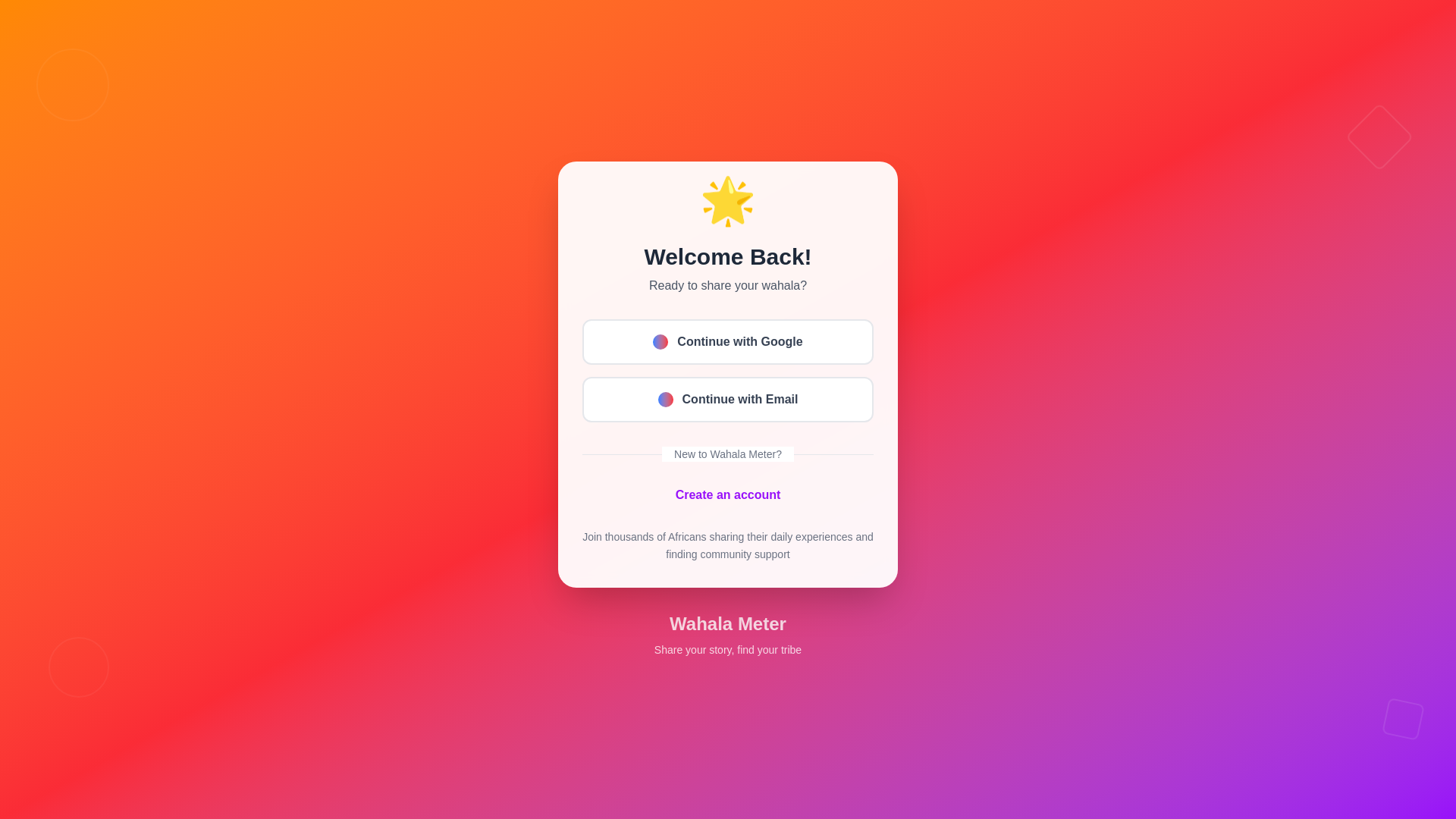 website screenshot of https://wahala-meter.pages.dev/