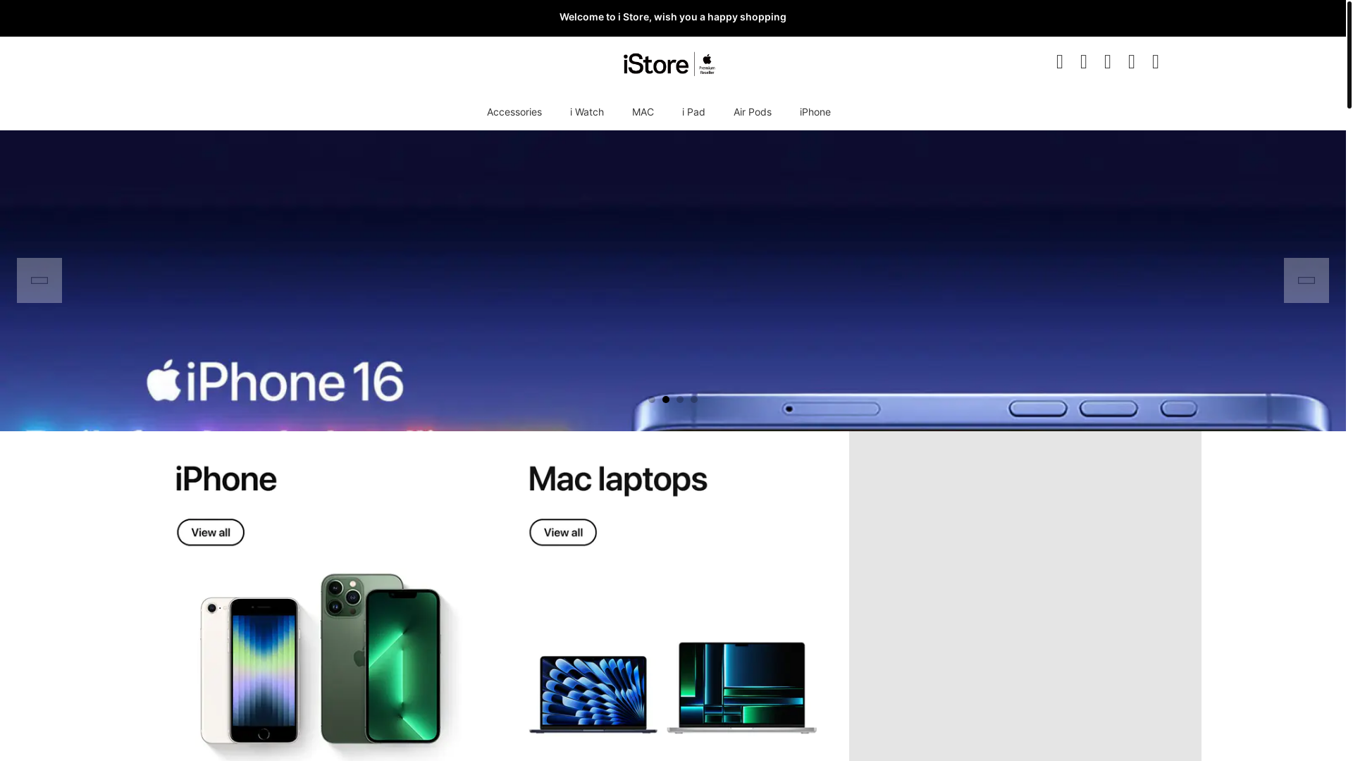 website screenshot of https://superistore.shop/