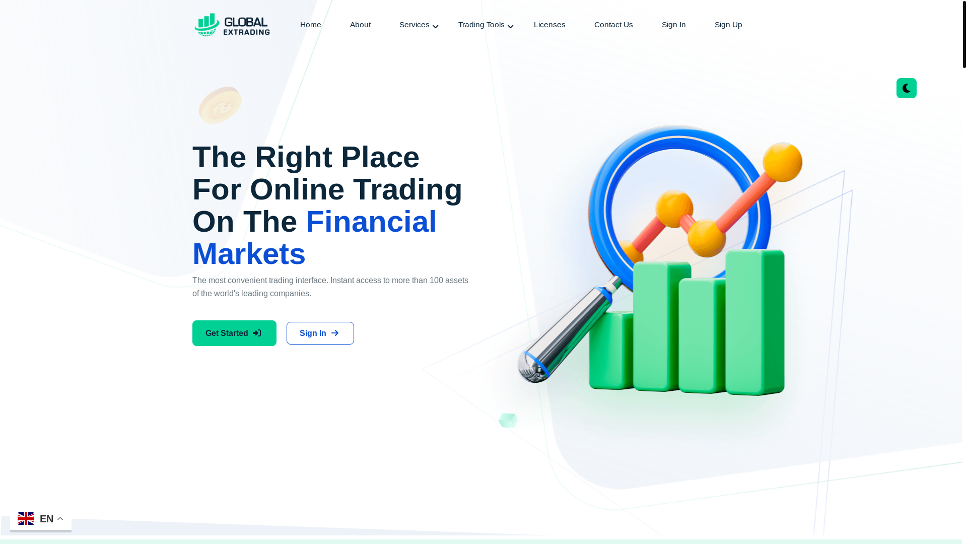 website screenshot of https://alphafxindex.com/
