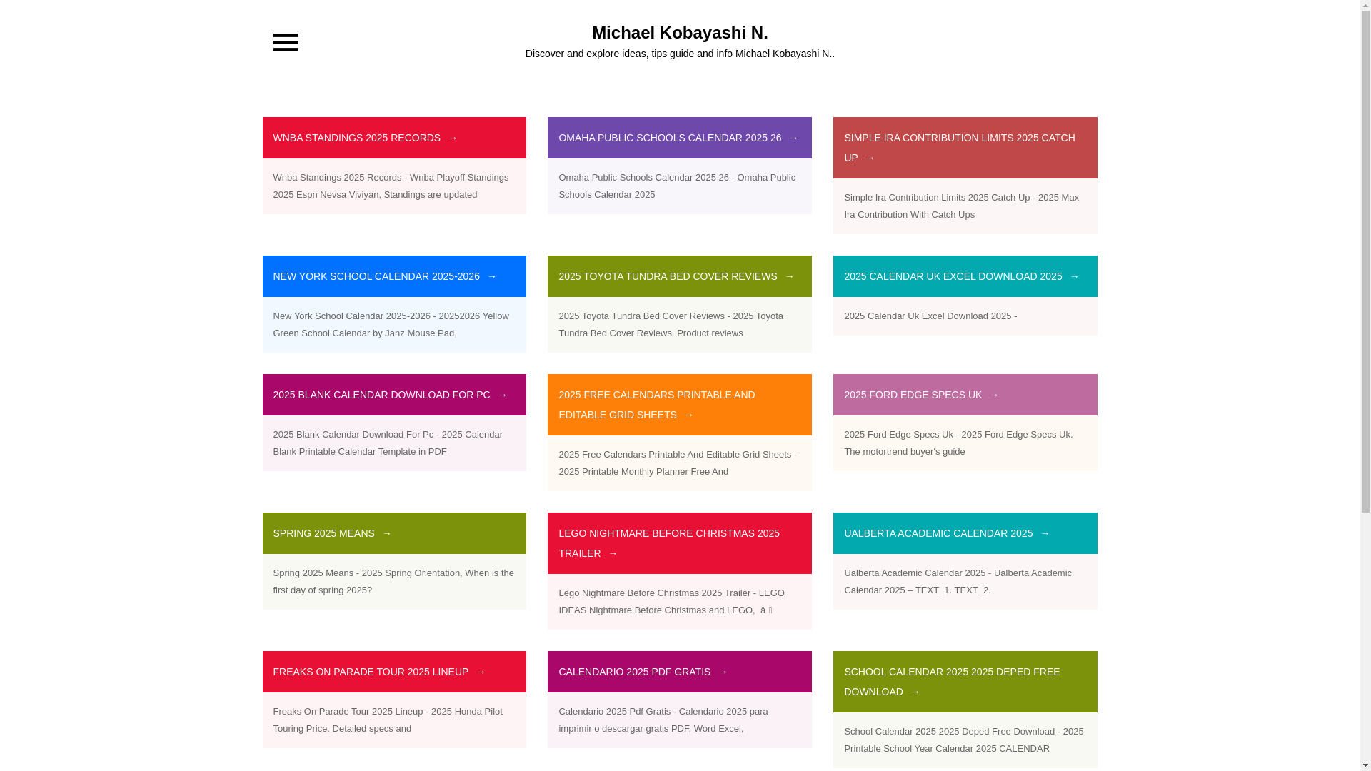 website screenshot of https://michaelkobayashin.pages.dev/