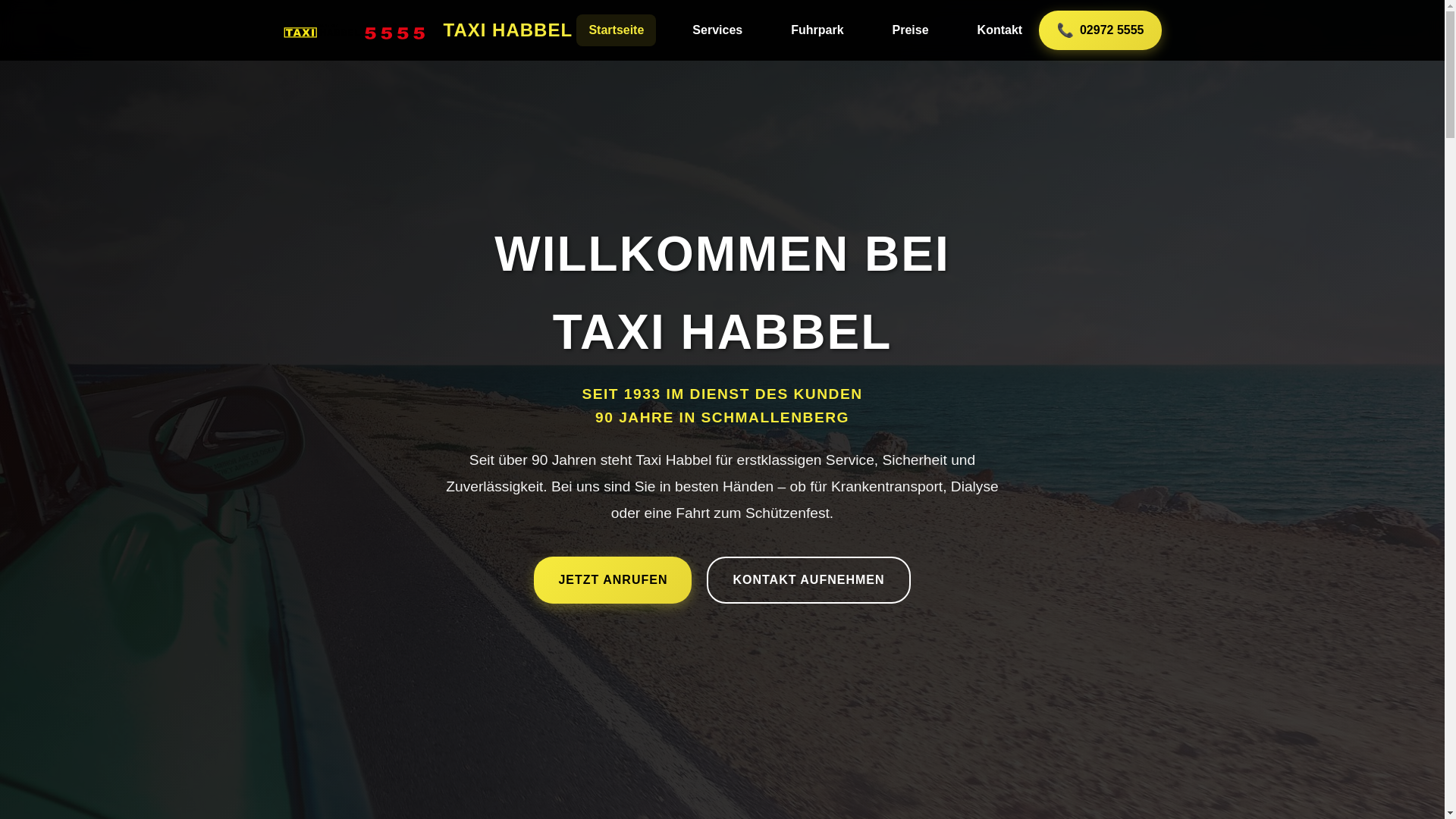 website screenshot of https://taxihabbelsite.pages.dev/