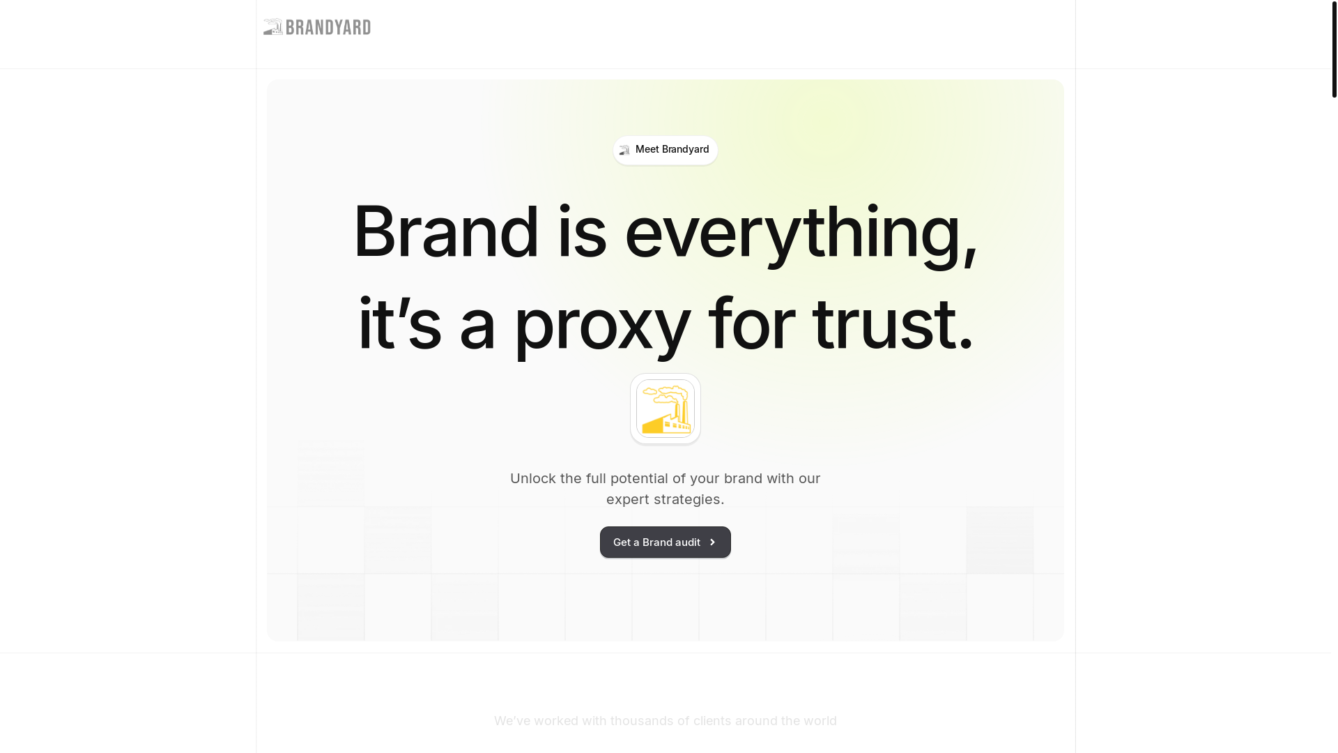 website screenshot of https://dynamicbrandyard.com/
