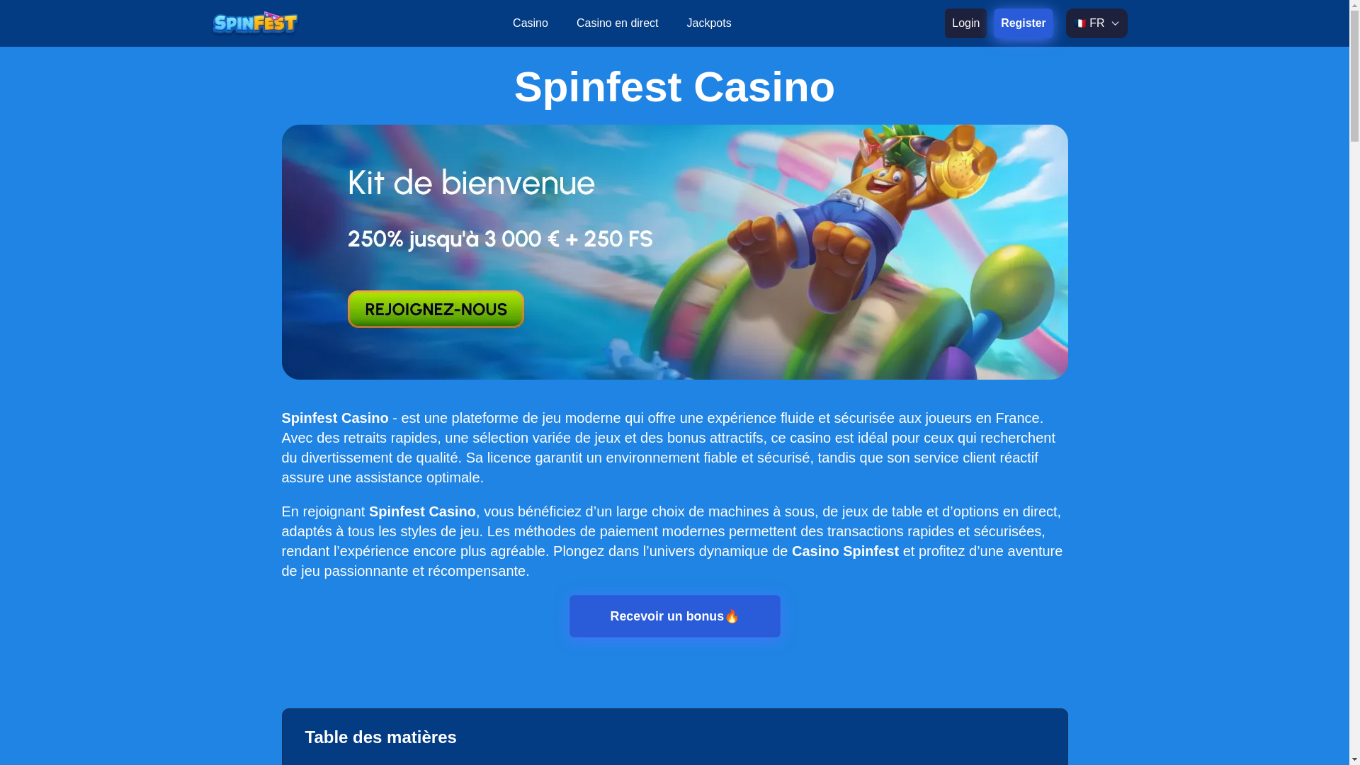 website screenshot of https://spinfestcasino-fr-2989.pages.dev/