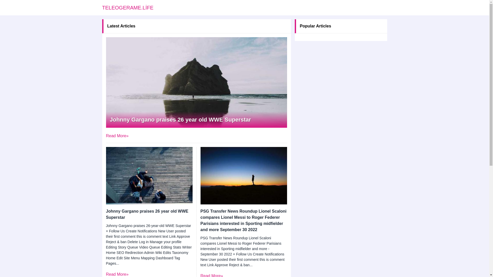 website screenshot of https://teleogerame.life/