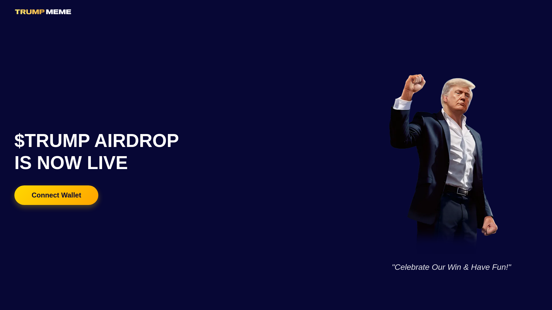 website screenshot of https://checktrumpmemes.com/