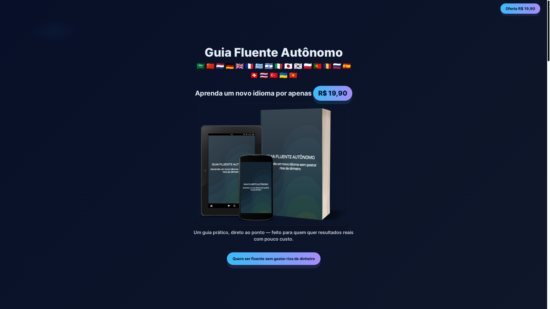 website screenshot of https://fluenteautonomo.site/