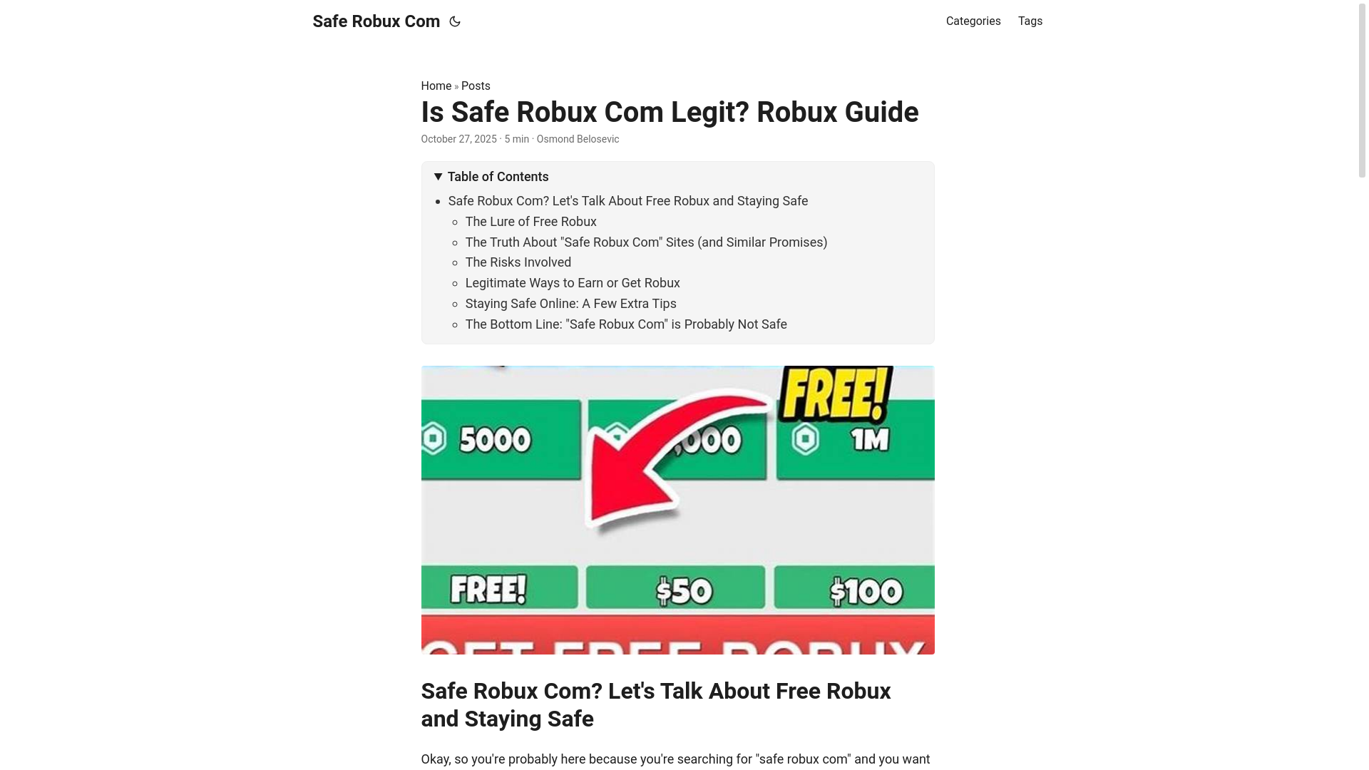 website screenshot of https://safe-robux-com.pages.dev/