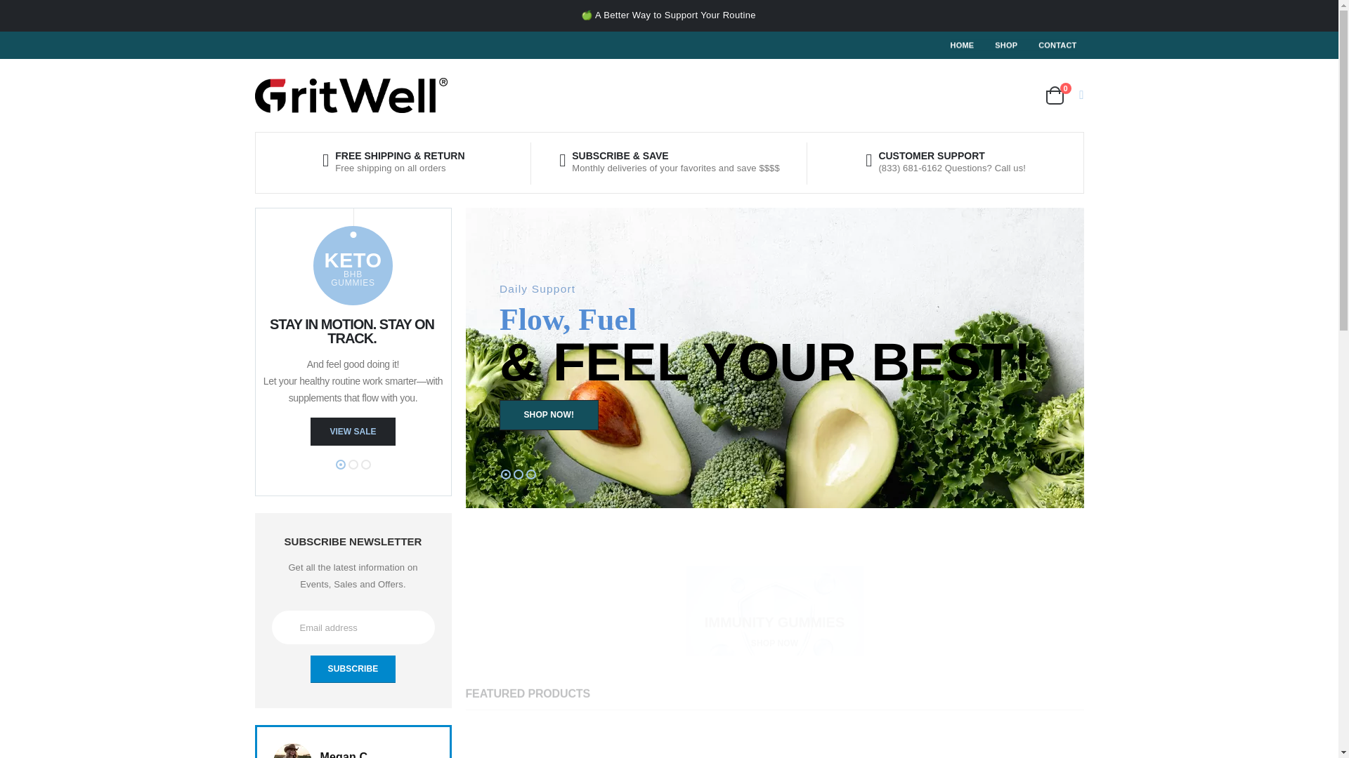 website screenshot of https://gritwellcare.com/