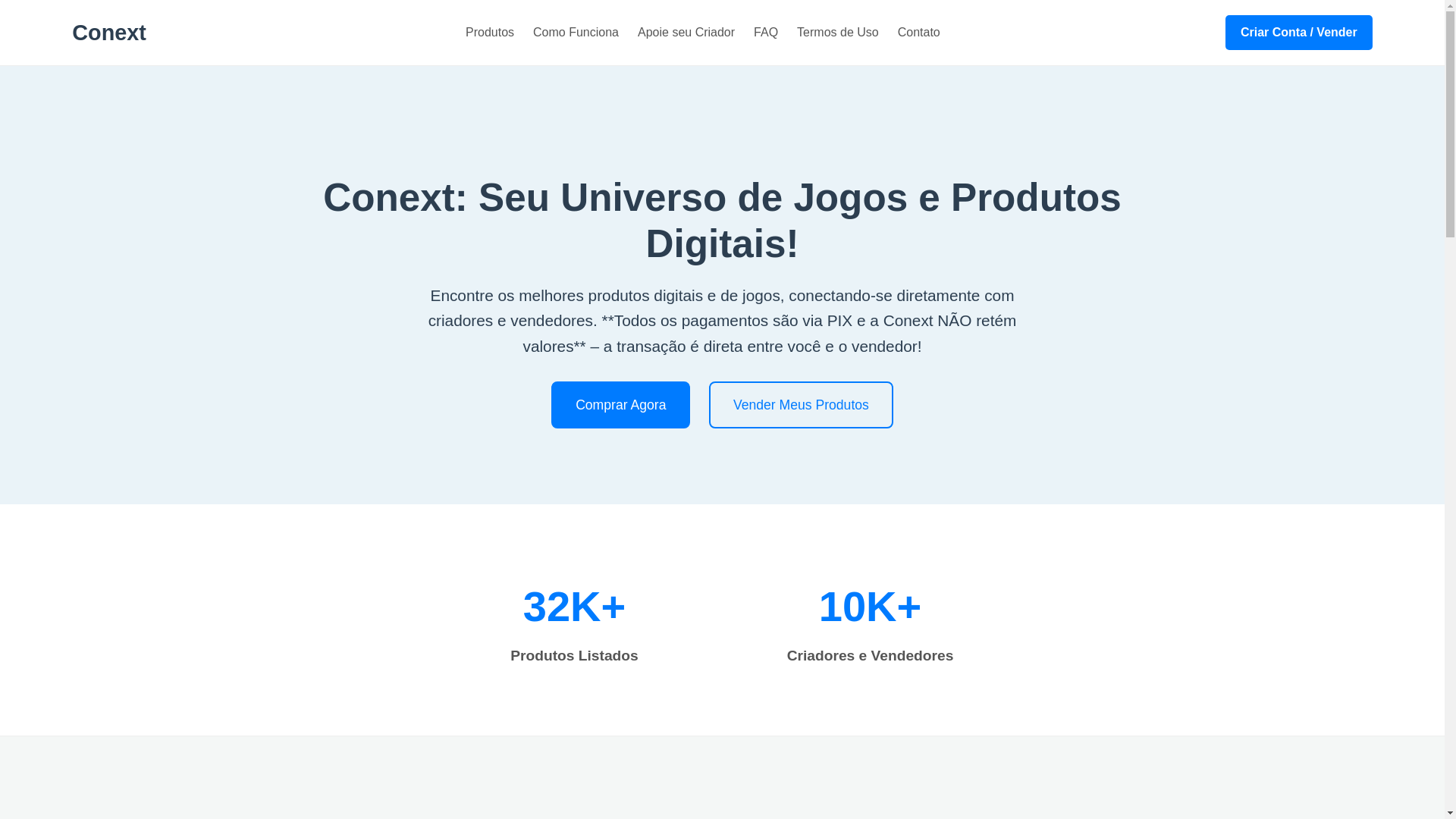 website screenshot of https://conextshop.eu/