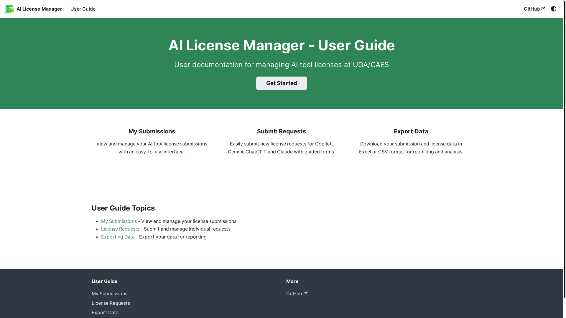 website screenshot of https://ai-license-manager-users-gu-4r7qv.sevalla.page