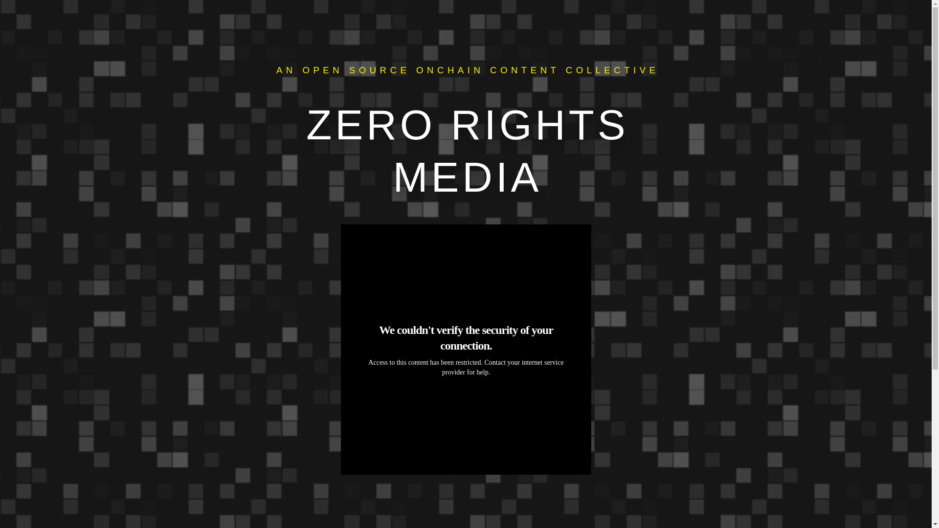 website screenshot of https://zerorights-media.pages.dev/