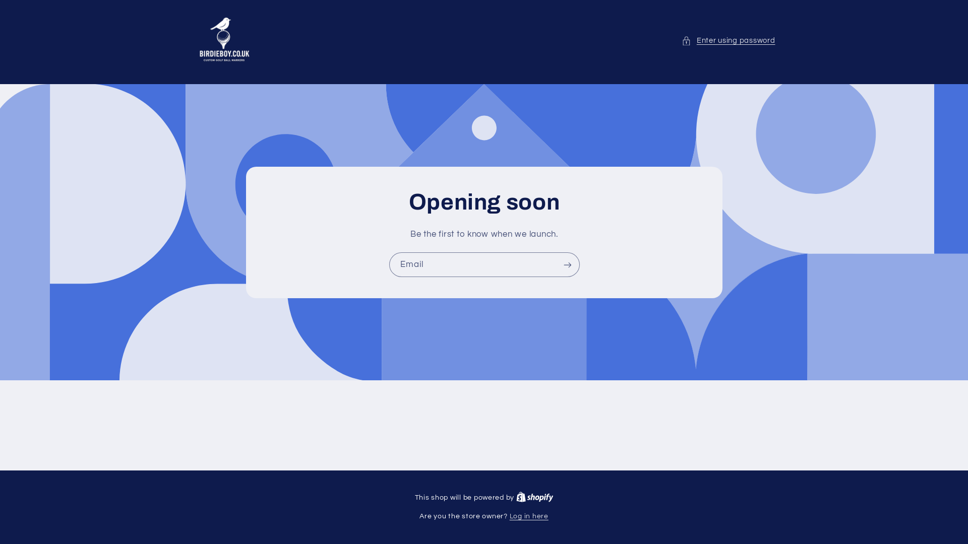 website screenshot of https://birdieboy.co.uk/
