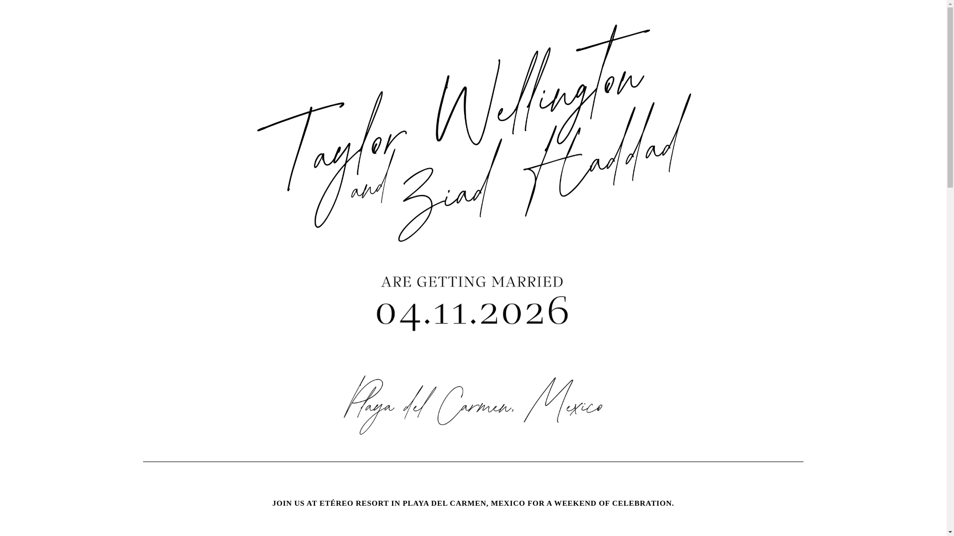 website screenshot of https://taylorandziad.com/