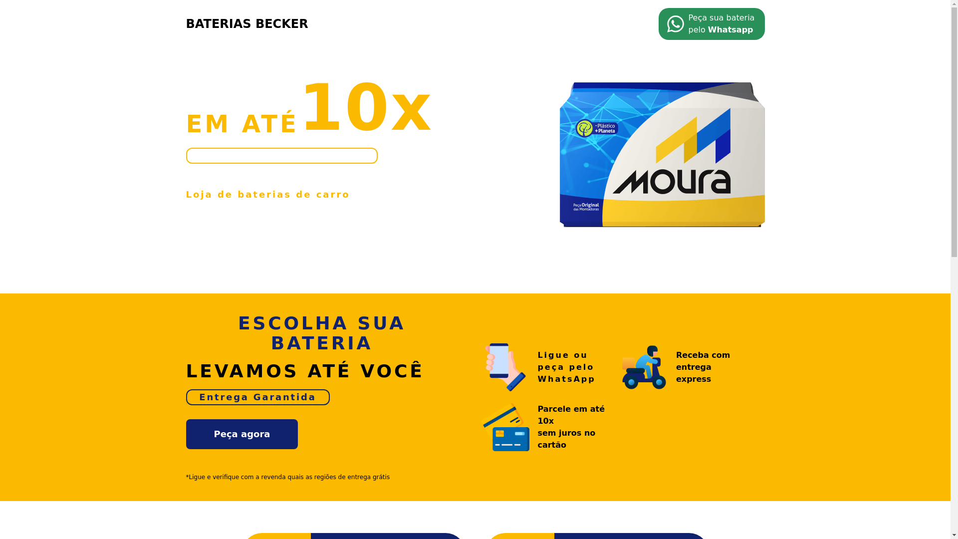 website screenshot of https://liguebateriasbecker.com.br/