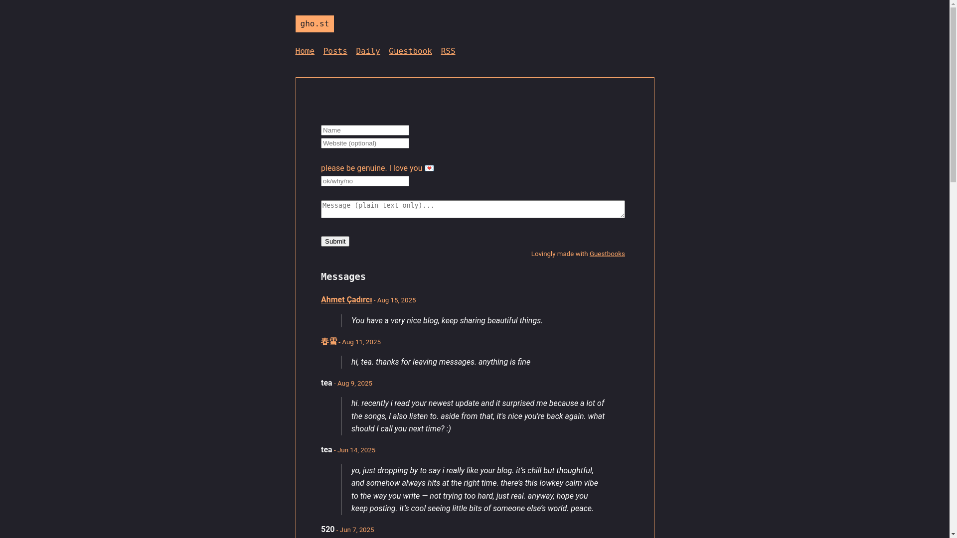 website screenshot of https://gho-st.bearblog.dev/guestbook/