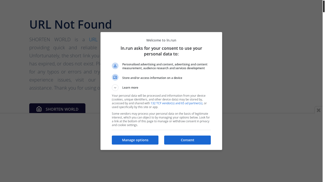 website screenshot of https://ln.run/klj81