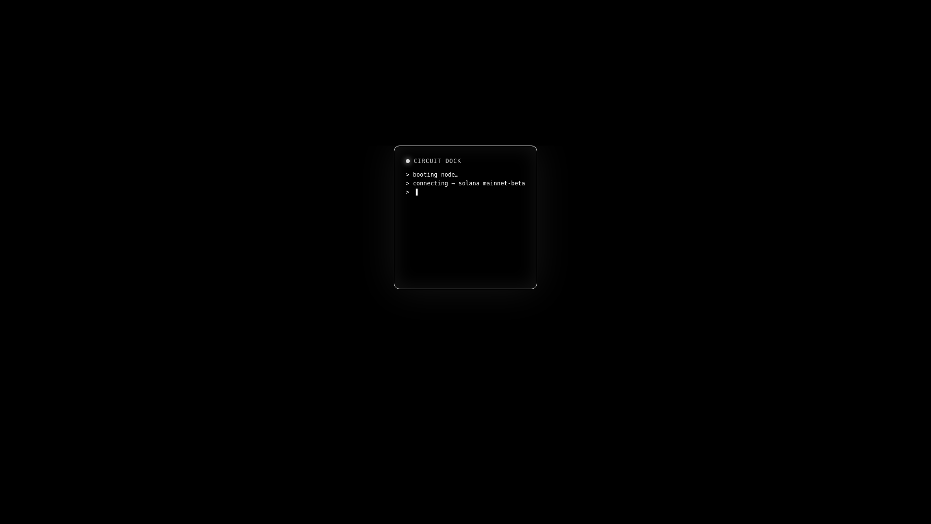 website screenshot of https://circuitdock.fun/