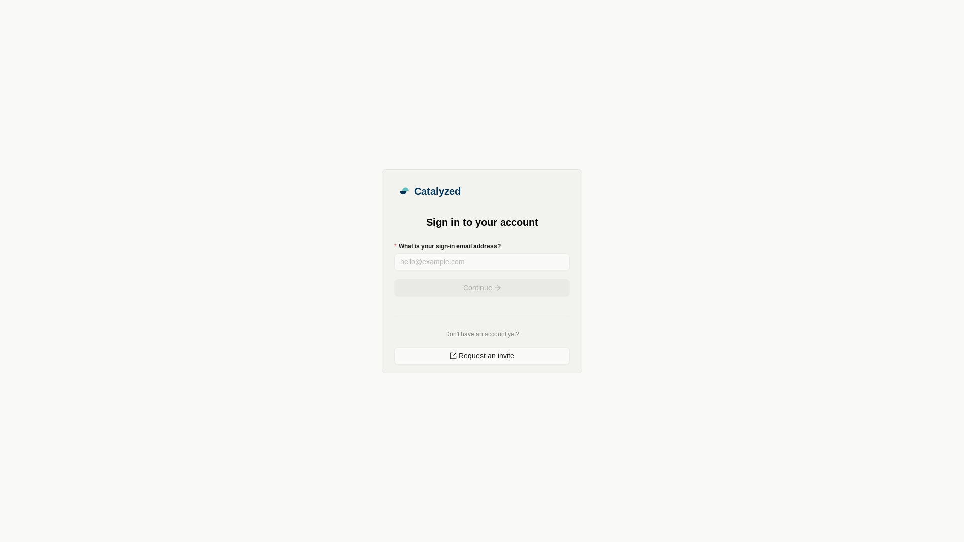 website screenshot of https://app-catalyzed-ai.pages.dev/