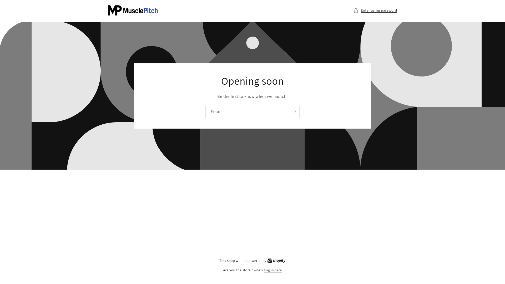 website screenshot of https://musclepitch.store/