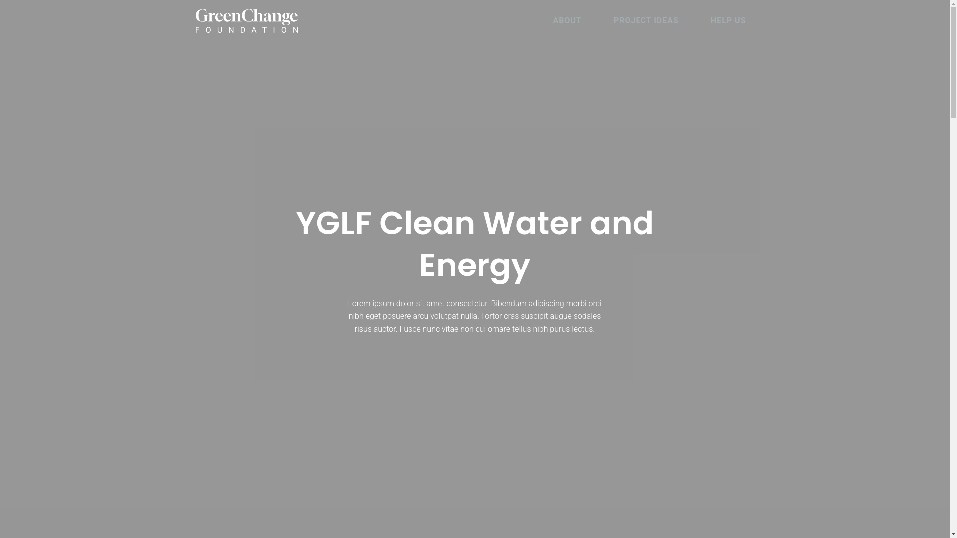 website screenshot of https://yglfcleanwaterandenergy.com/