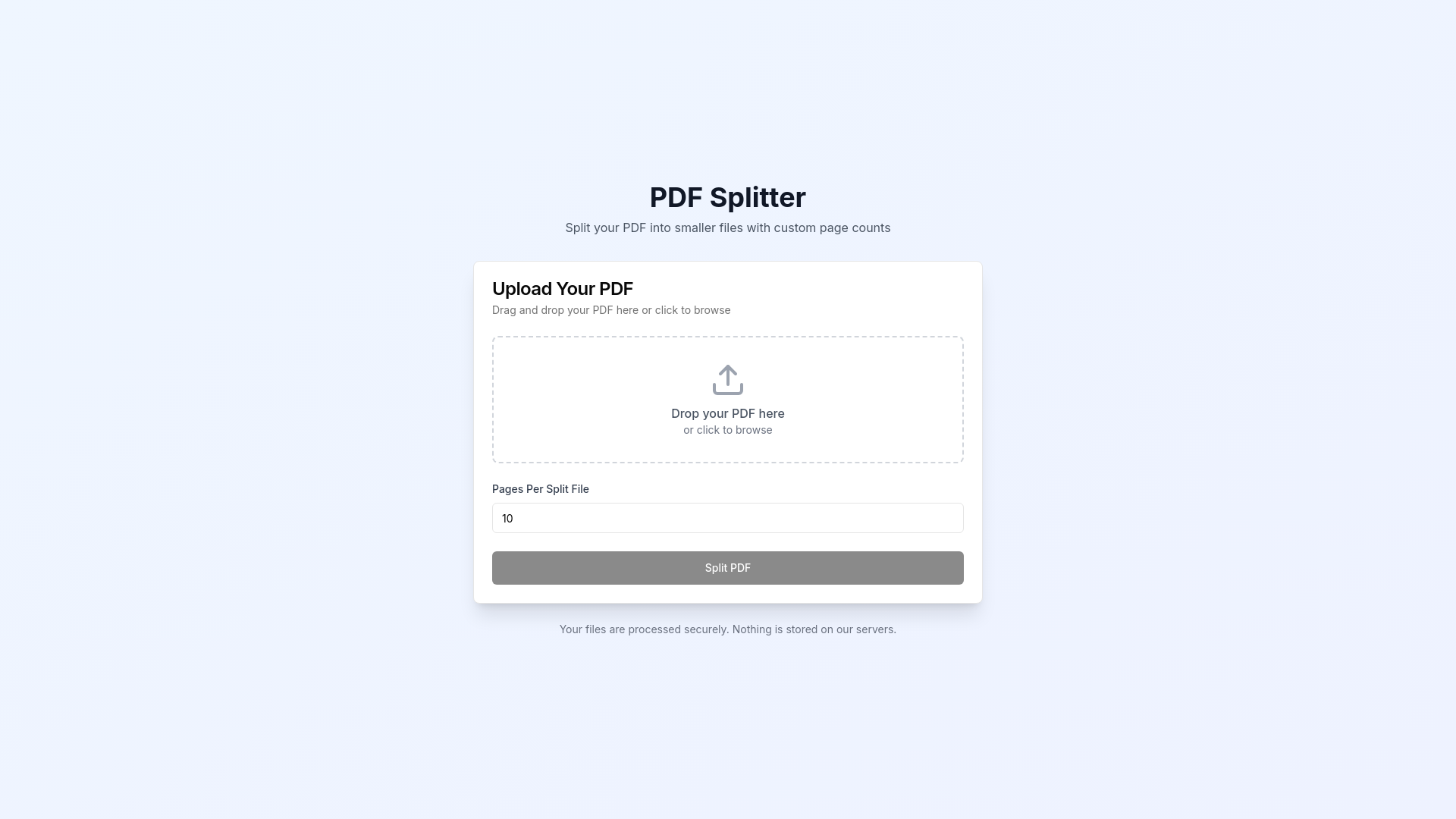 website screenshot of https://pdf-tools-mh.pages.dev/