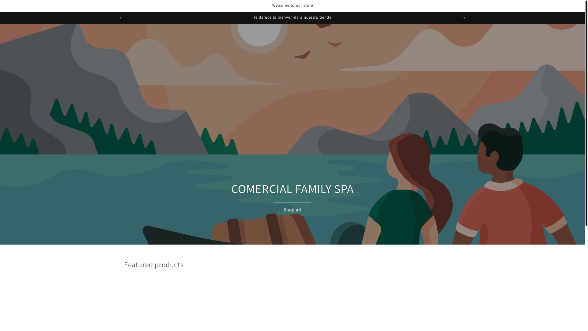 website screenshot of https://comercialfamilyspa.store/