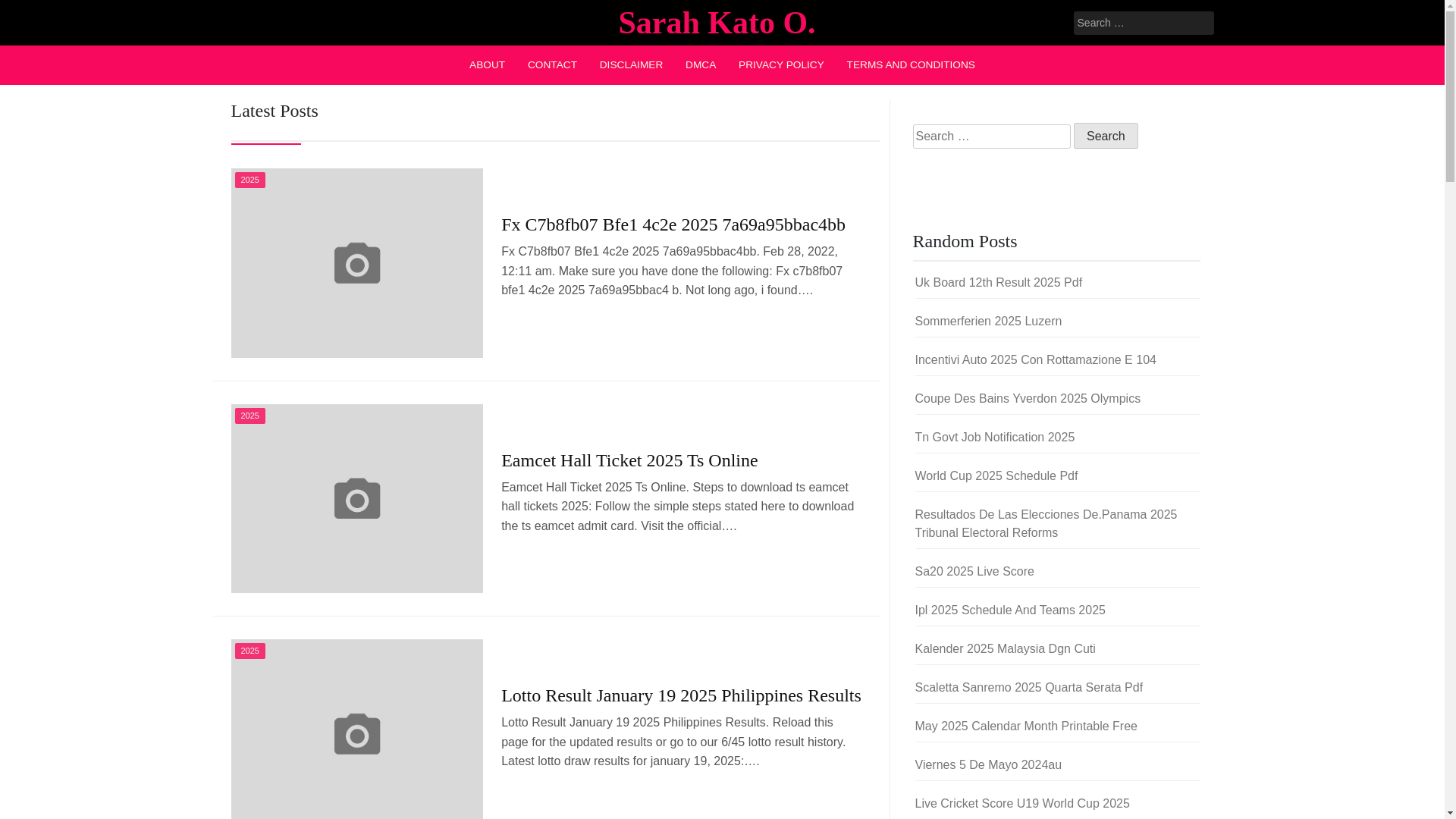 website screenshot of https://sarahkatoo.pages.dev/