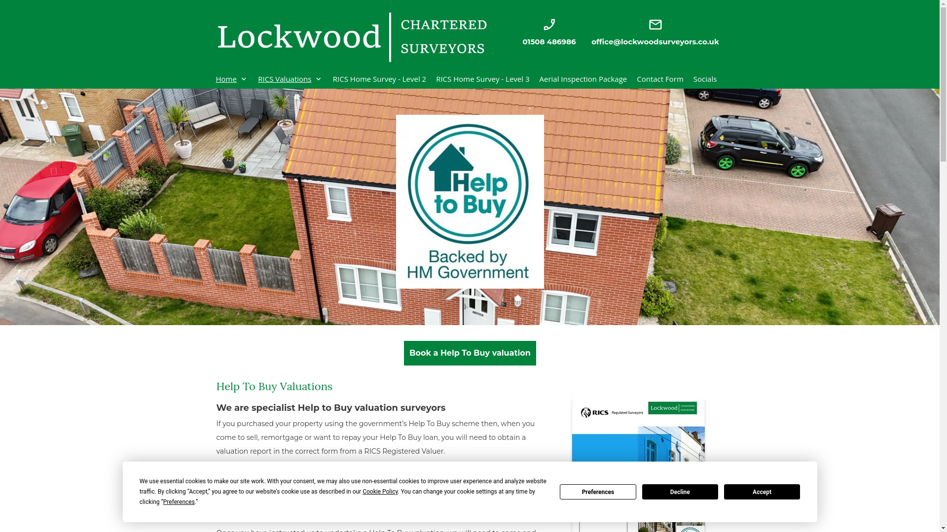 website screenshot of https://helptobuyvaluationnorfolk.com/