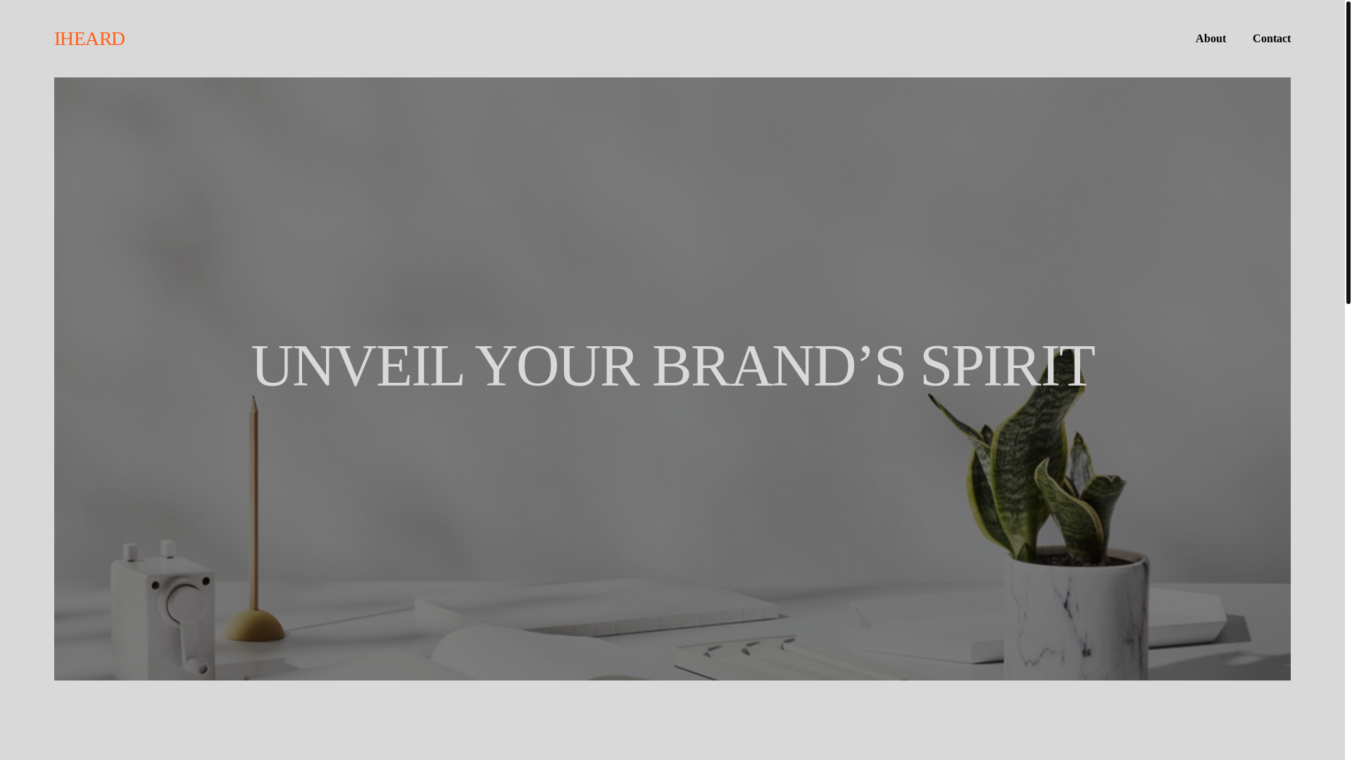 website screenshot of https://iheard.pro/