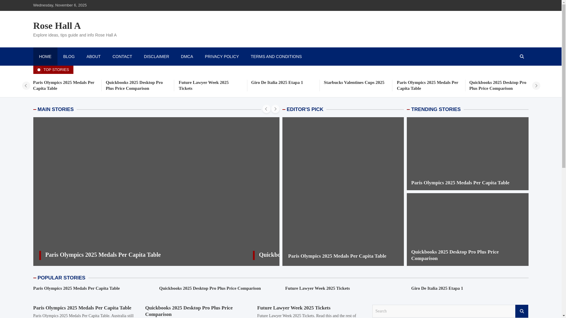 website screenshot of https://rosehalla.pages.dev/
